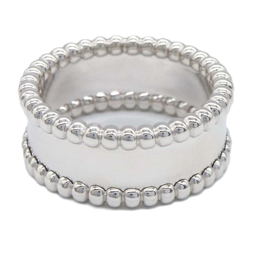 Perlée Senior Tulle Ring 18K White Gold
