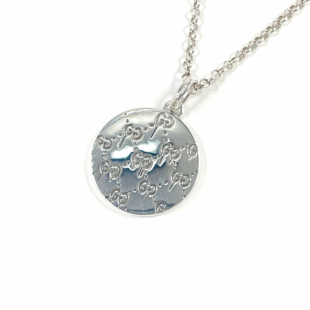 Ghost Pendant Necklace Sterling Silver With Diamond