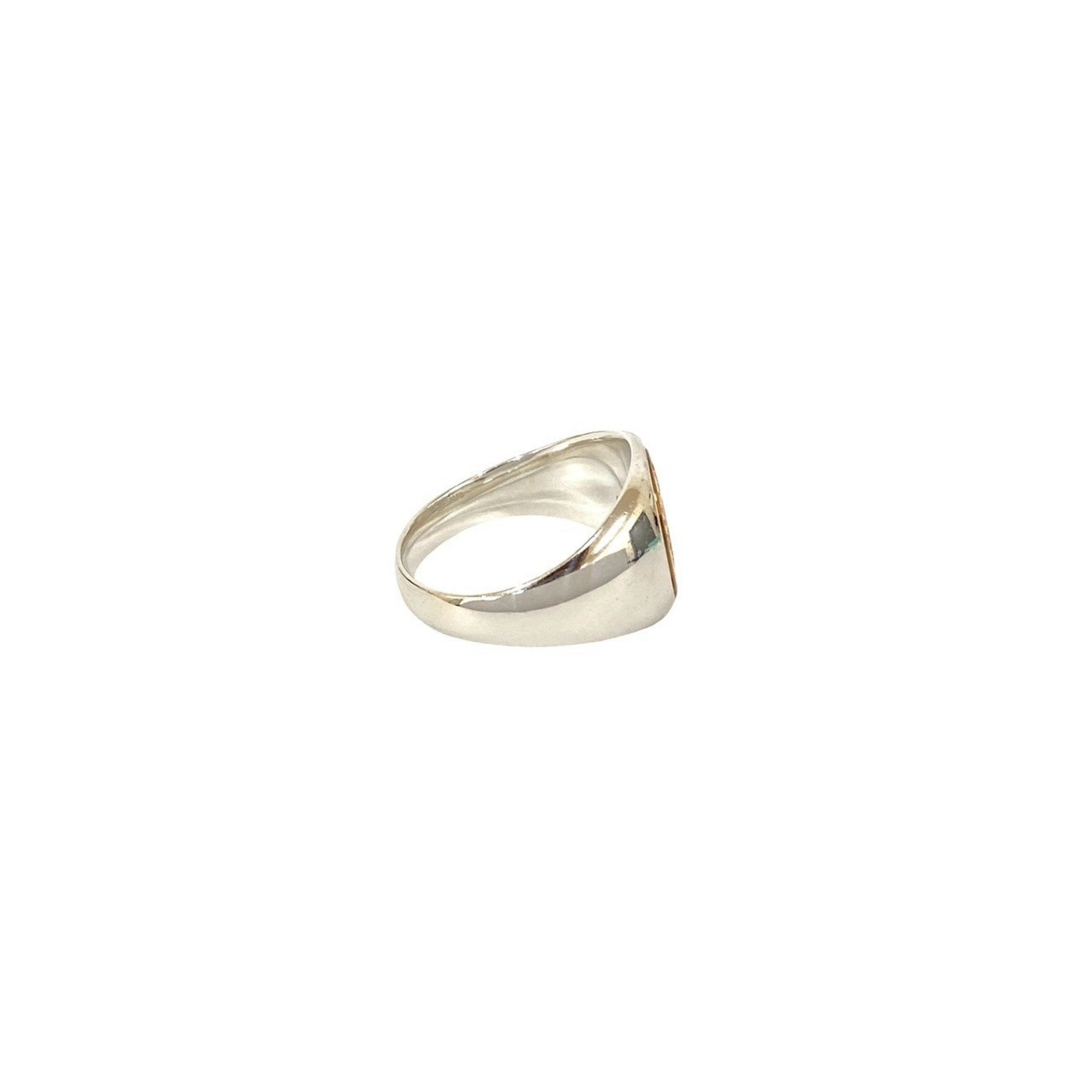 Ring 18K Rose Gold and Sterling Silver