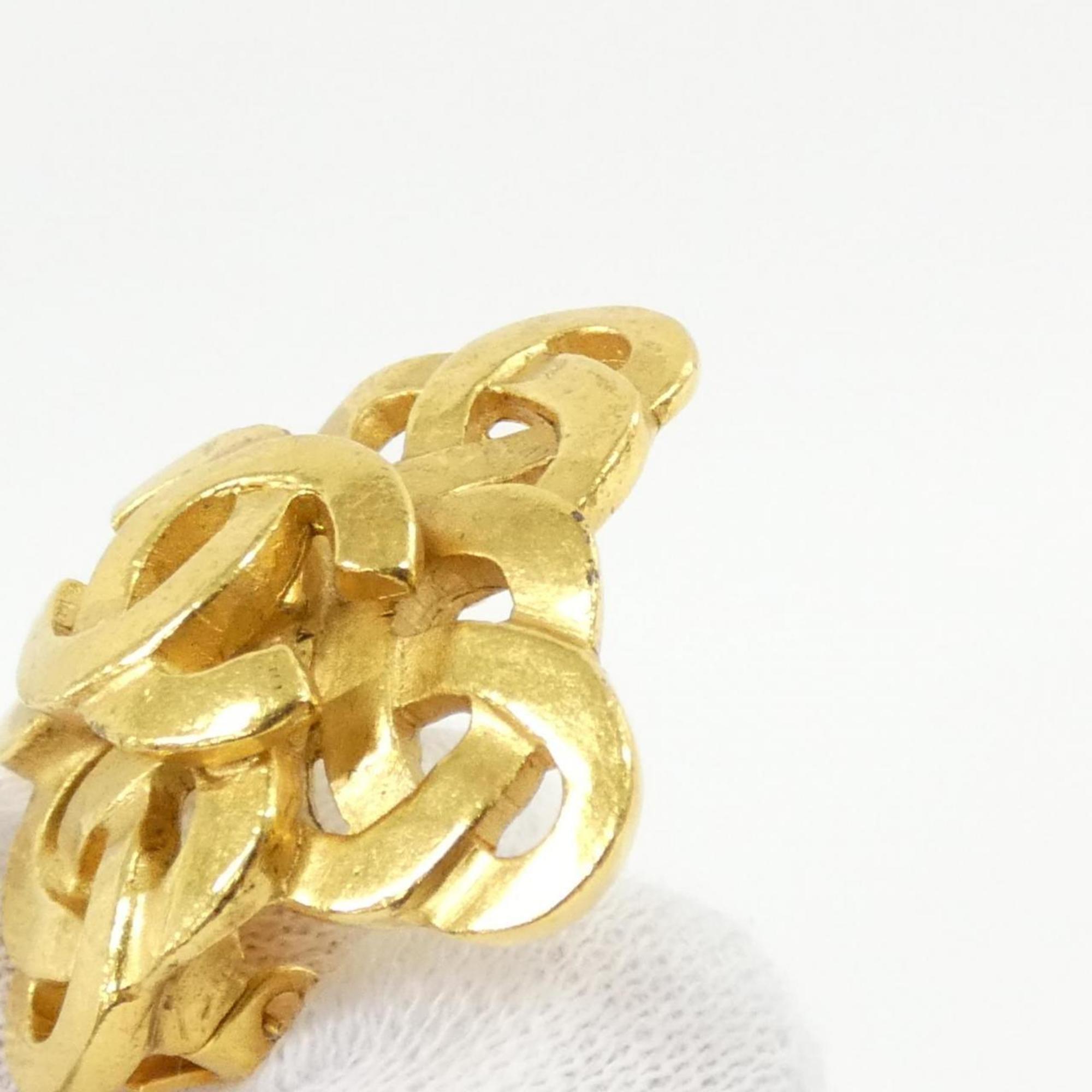 Clip-On Earrings Clip-On Gold-Tone Metal