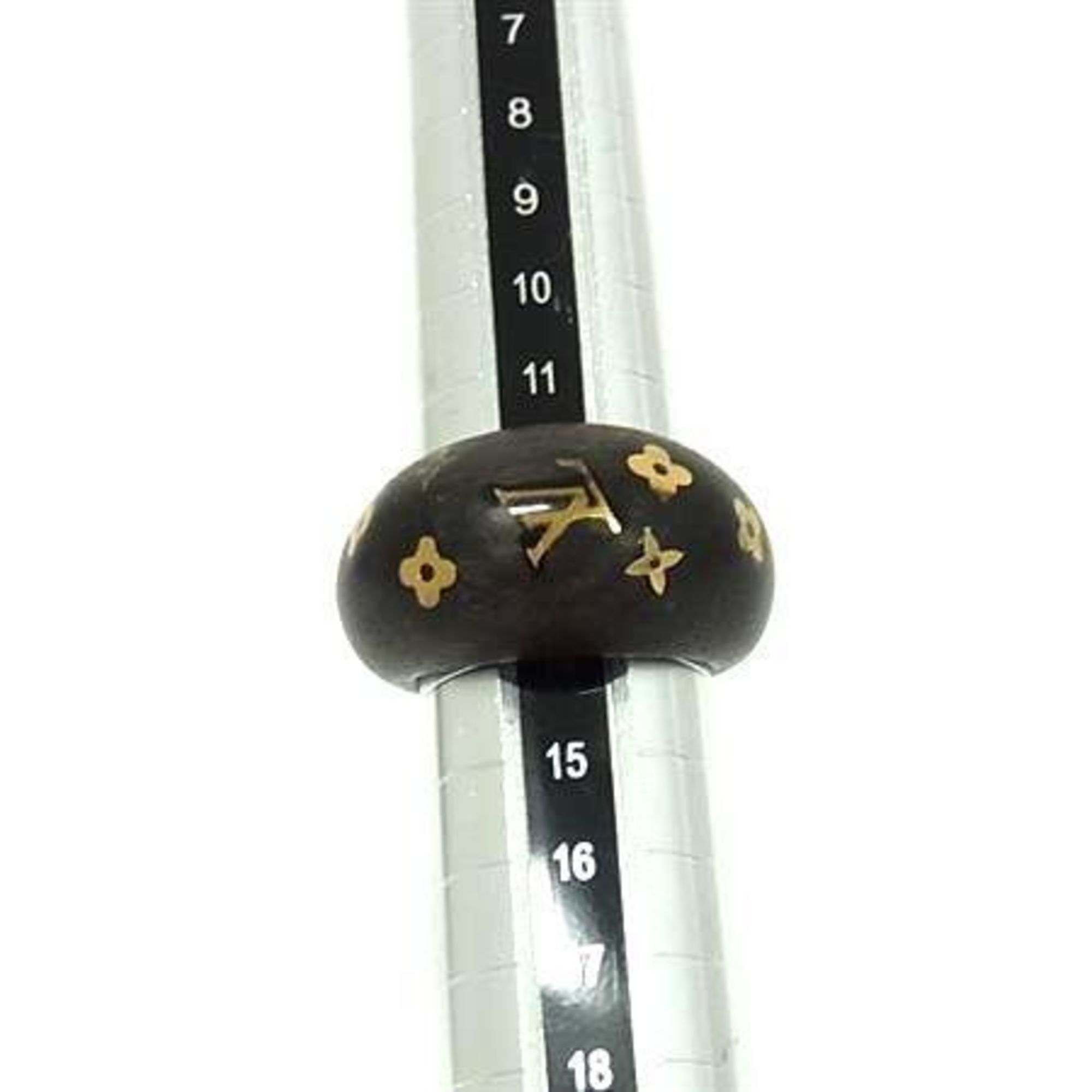 Berg Sylvania Ring Wood Brown and Gold