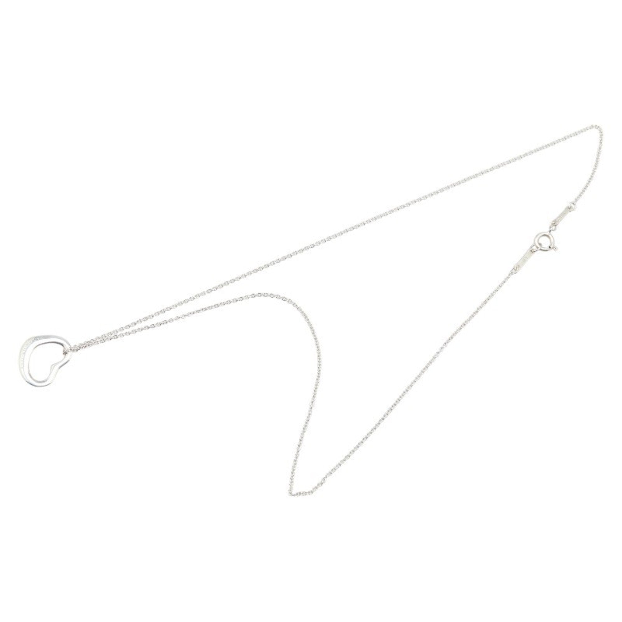 Heart Pendant Necklace Sterling Silver