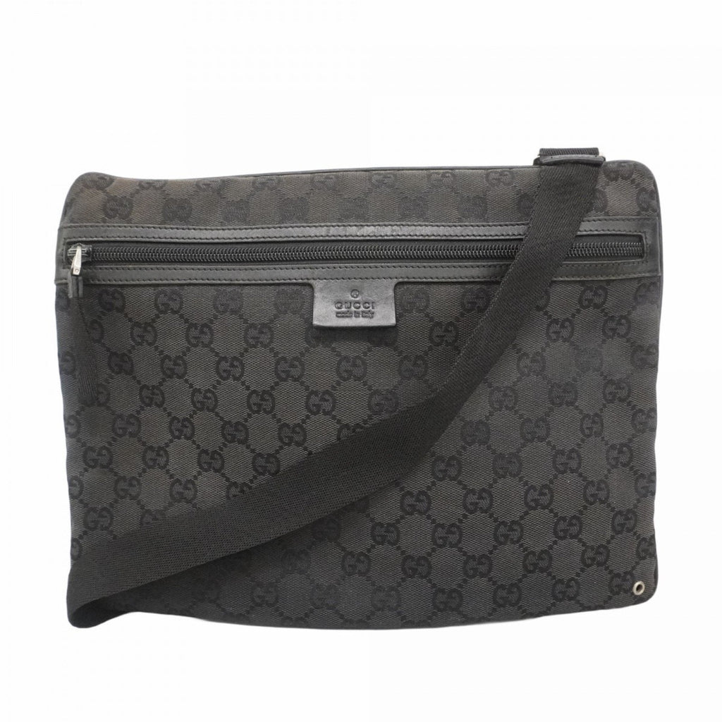 Flat Messenger Bag GG Canvas Medium