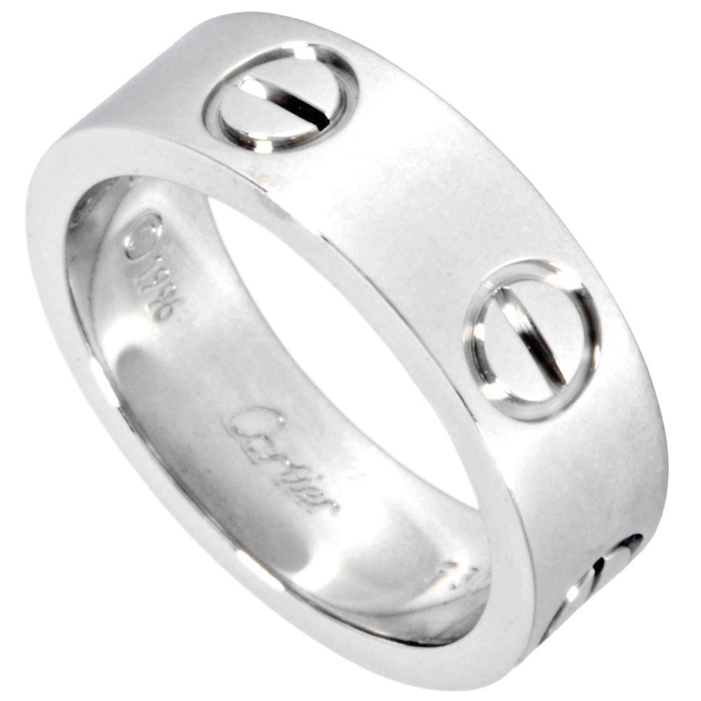 Love Ring 18K White Gold