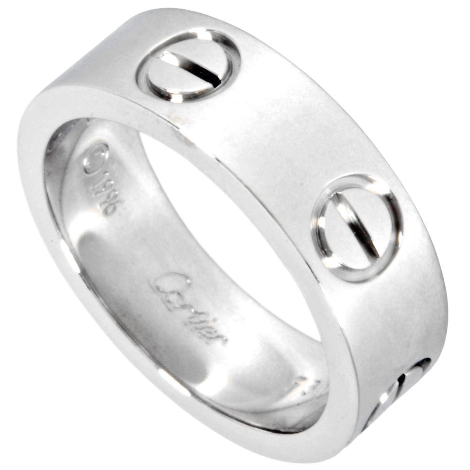 Love Ring 18K White Gold