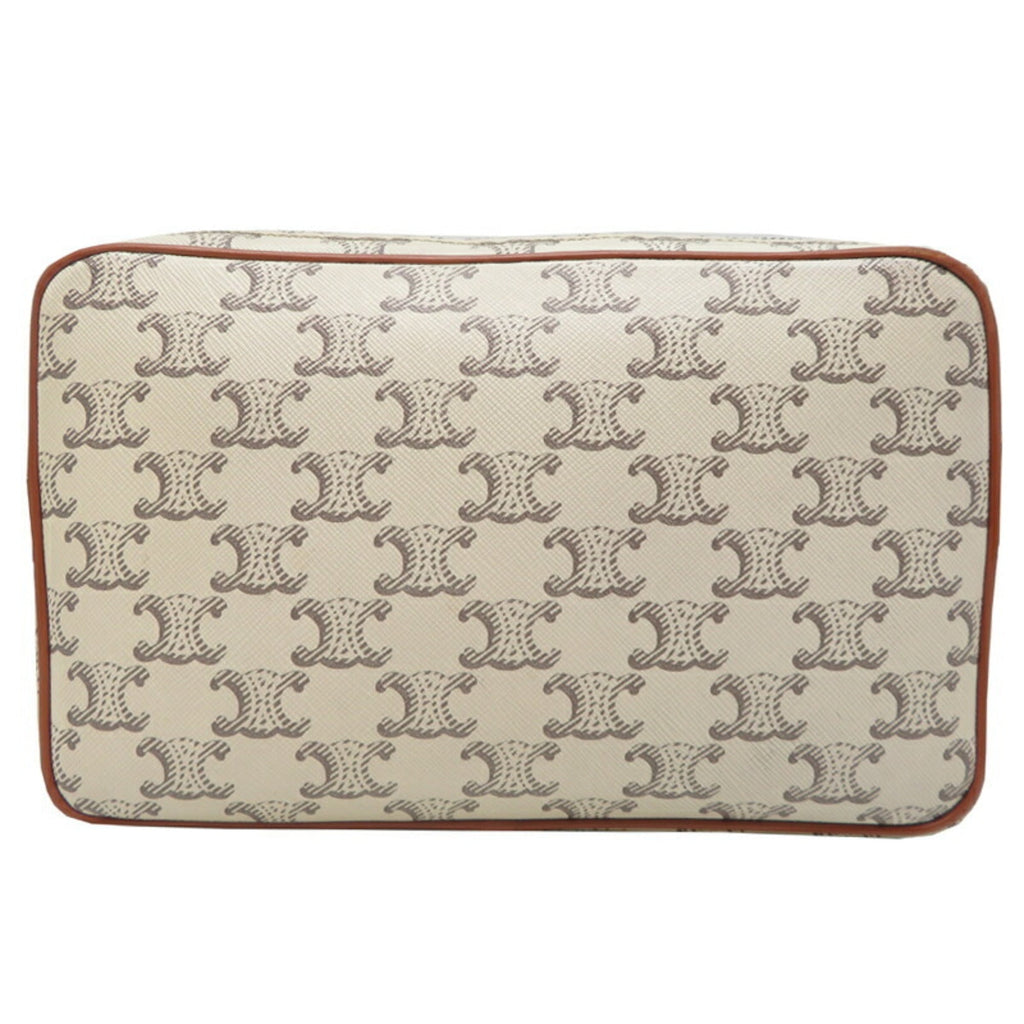 Triomphe East-West Shoulder Bag Triomphe Coated Canvas