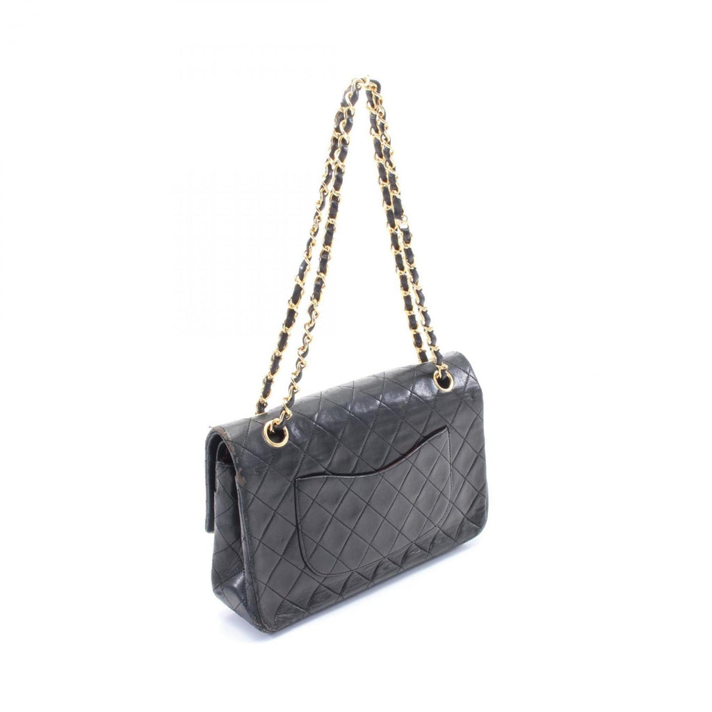 Vintage Classic Double Flap Bag Quilted Lambskin Medium