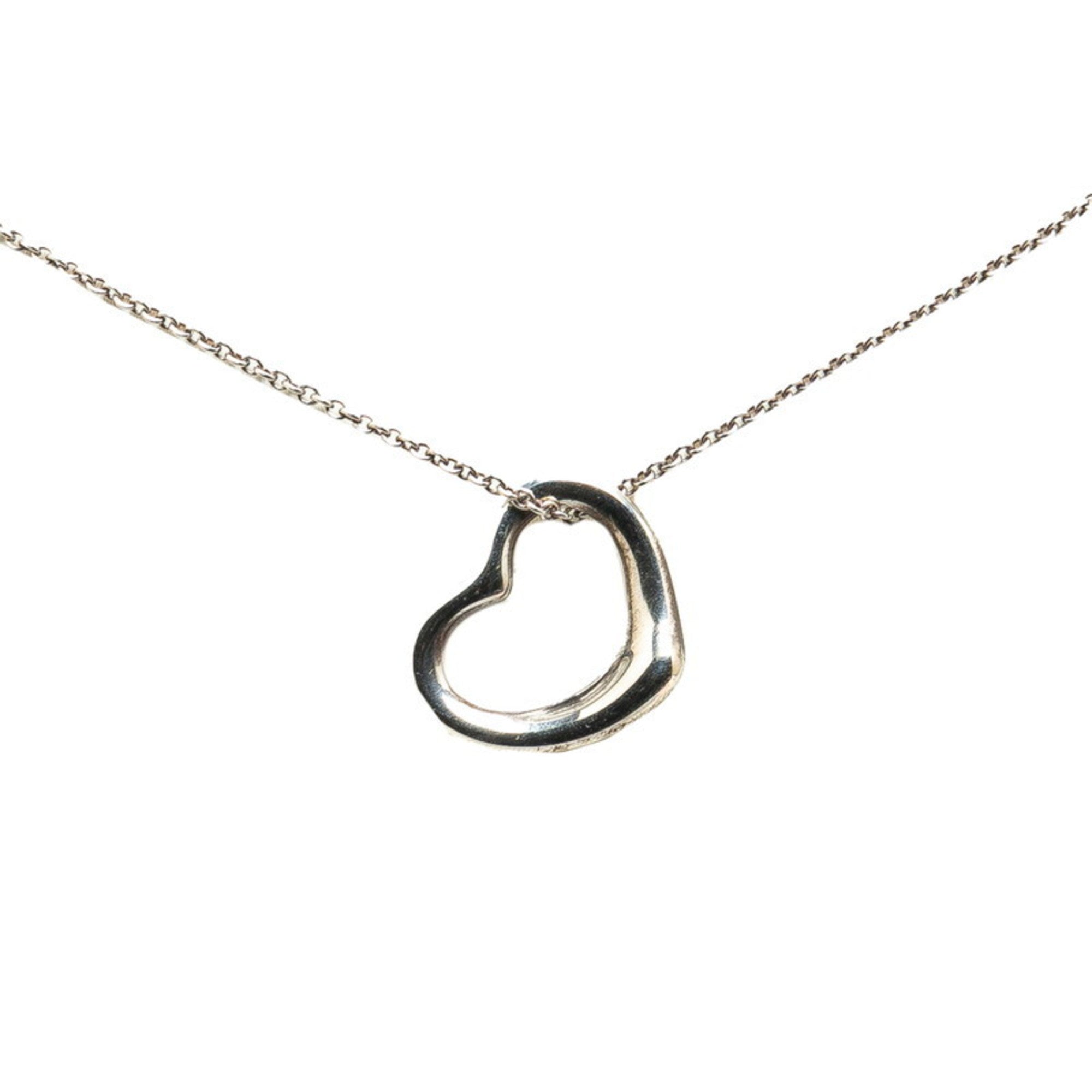 Heart Pendant Necklace Sterling Silver