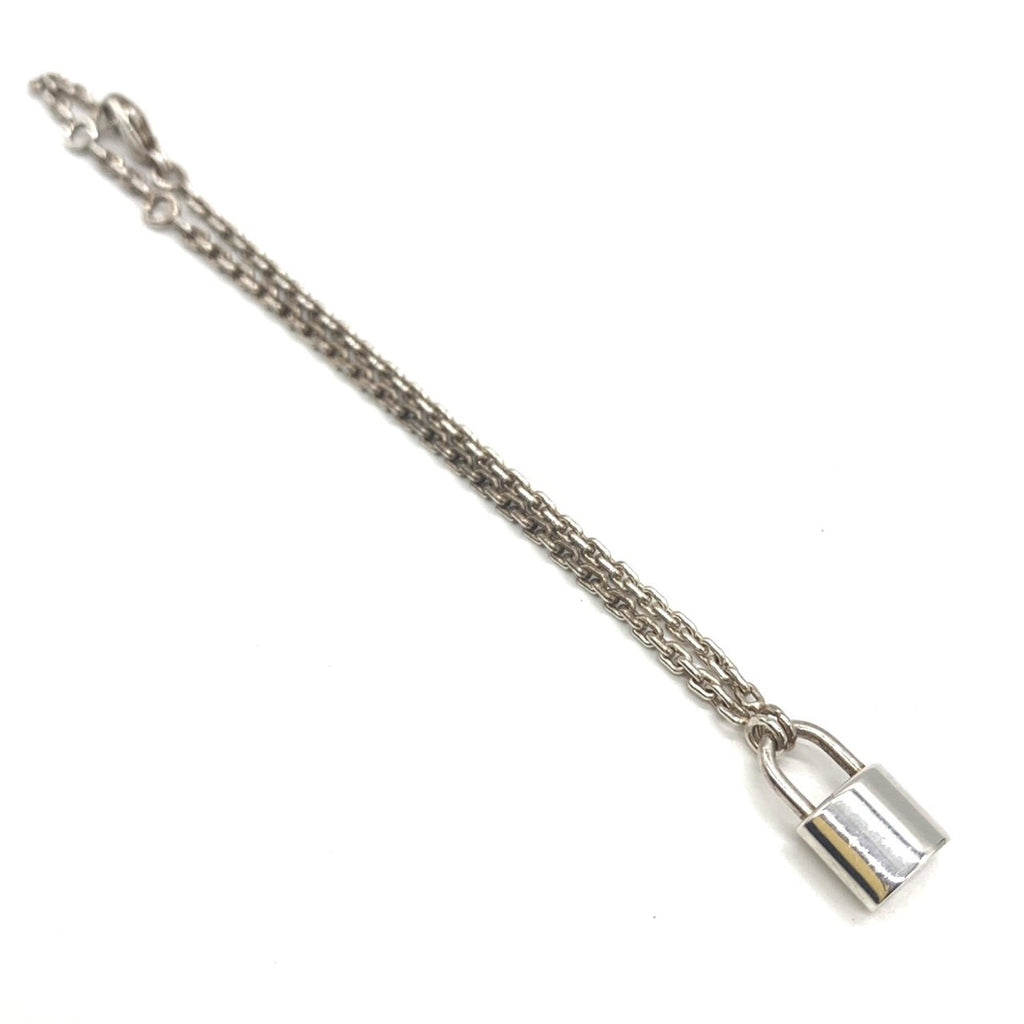 Padlock Charm Bracelet Sterling Silver