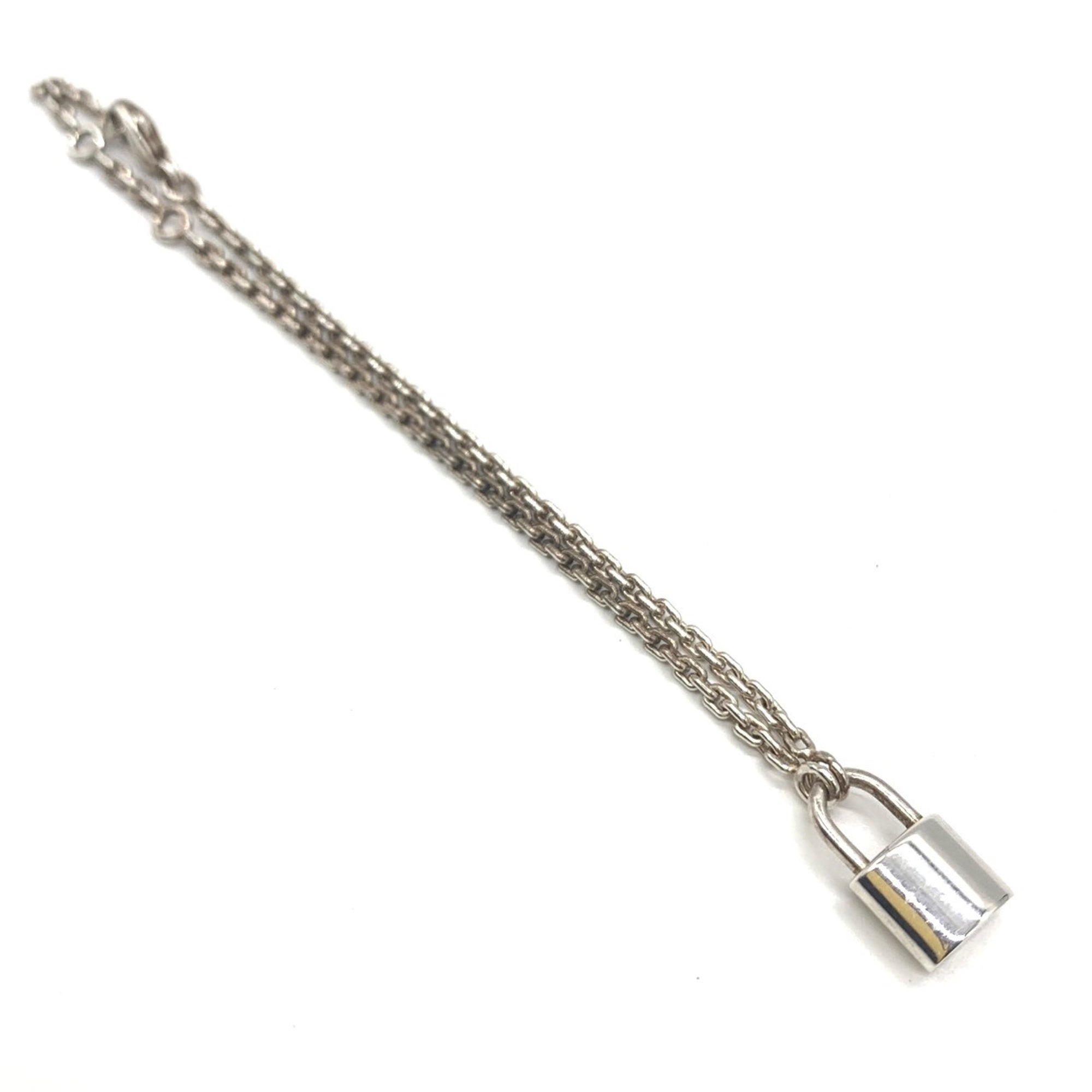 Padlock Charm Bracelet Sterling Silver