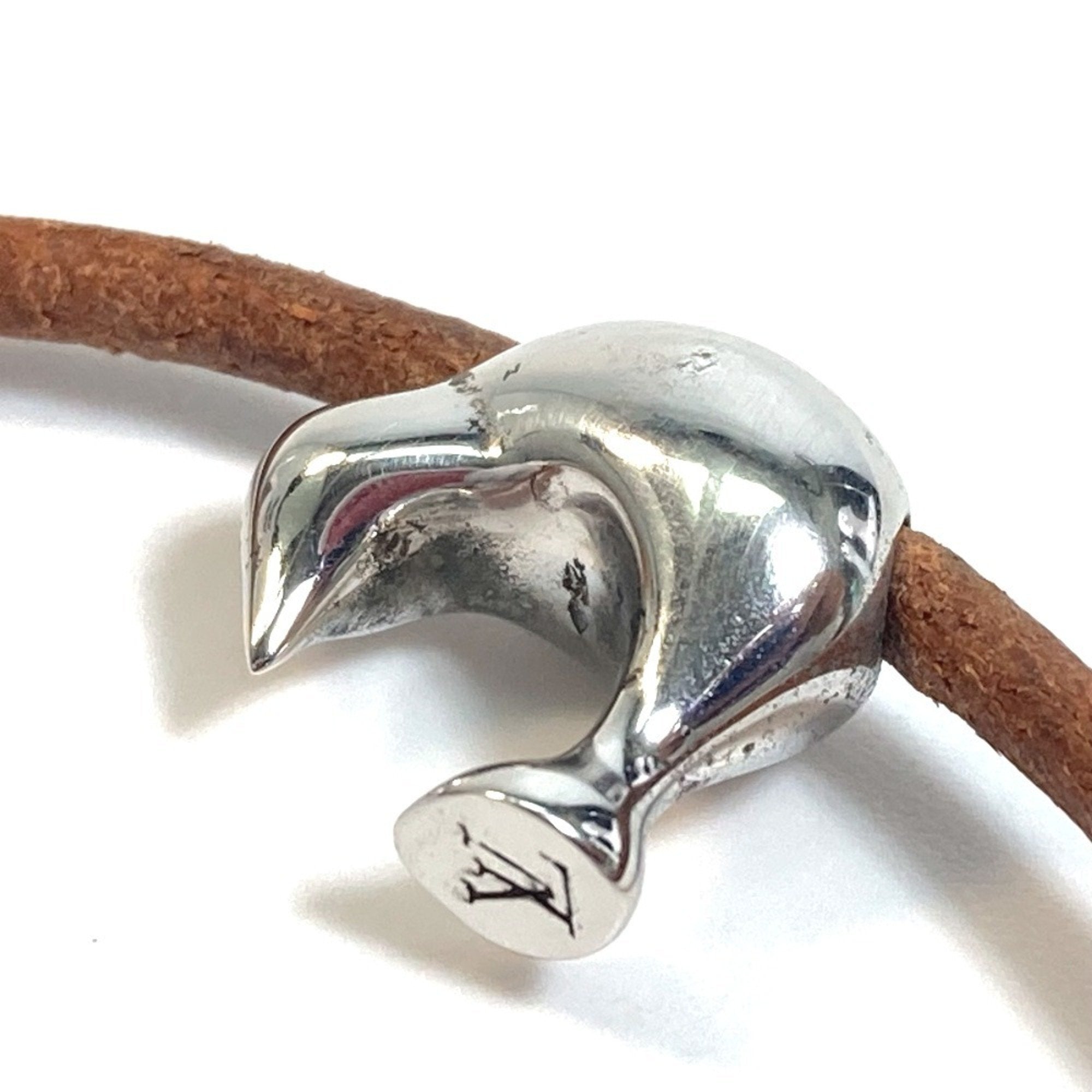 Bracelet Leather and Sterling Silver