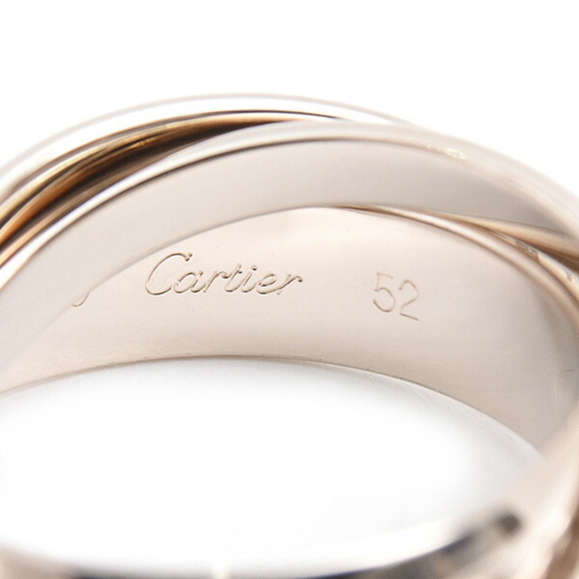 Trinity Ring 18K White Gold