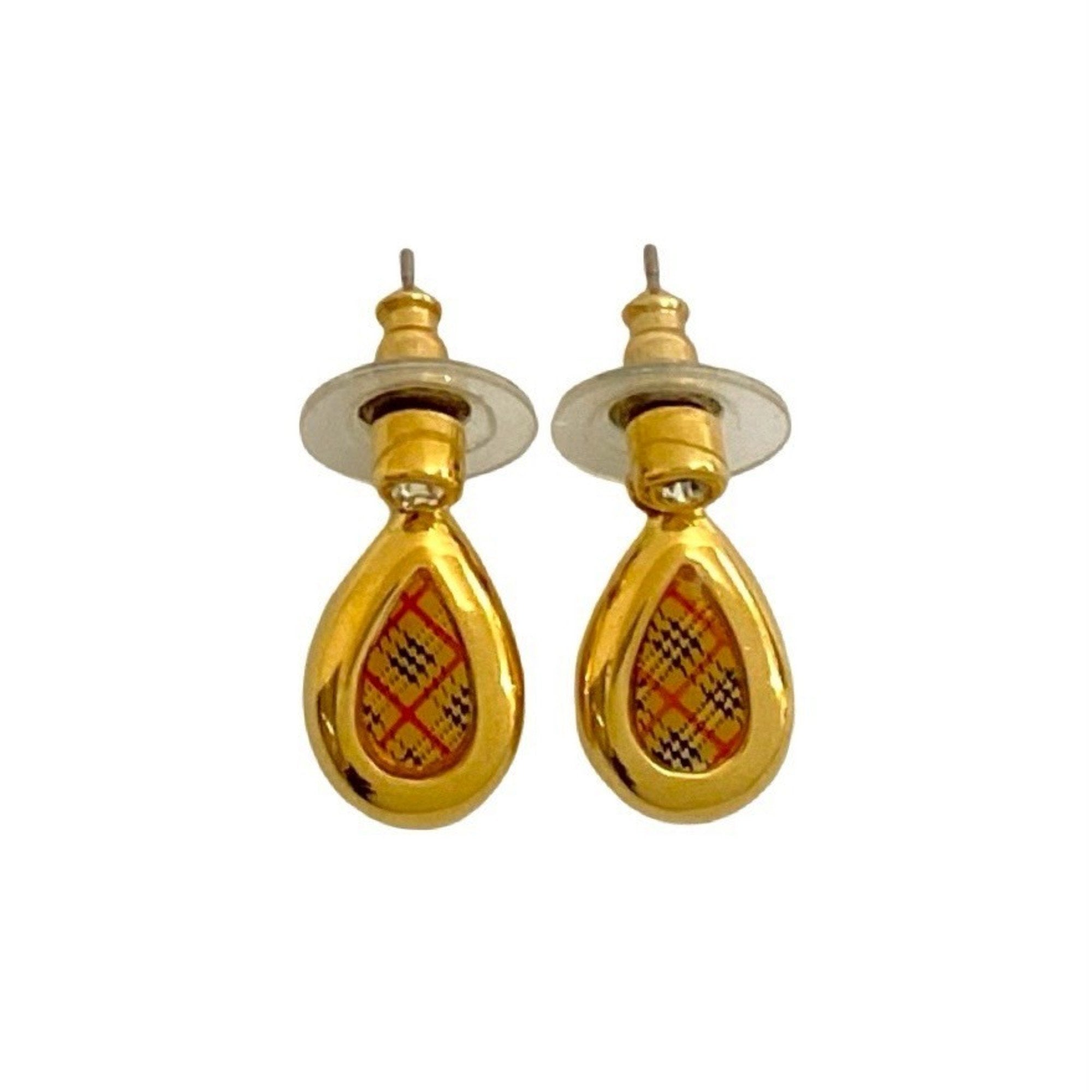 Earrings Gold-Tone Metal