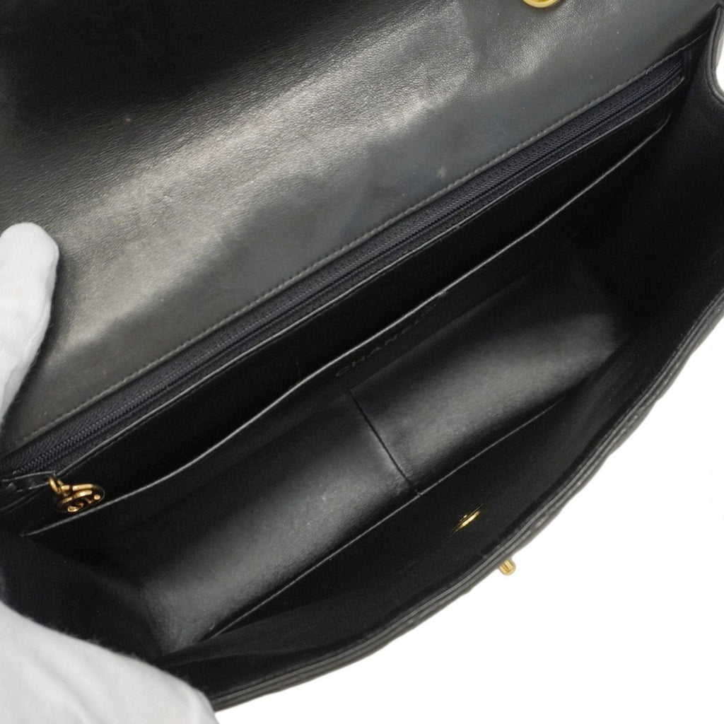 Vintage Classic Single Flap Bag Quilted Lambskin Jumbo