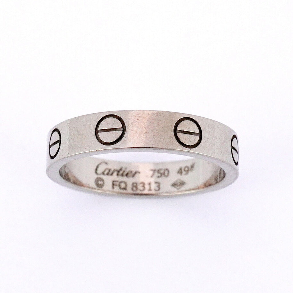 Love Ring 18K White Gold Mini