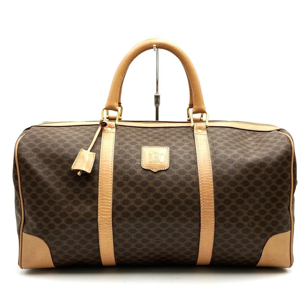 Vintage Duffle Bag Macadam Coated Canvas Large