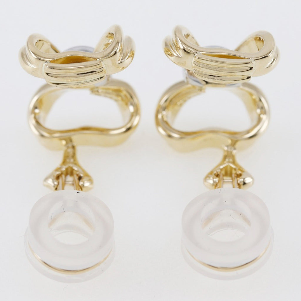 Earrings Platinum and 18K Yellow Gold