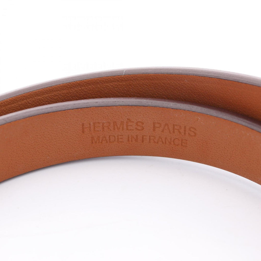 Kelly Double Tour Bracelet Gold and Leather