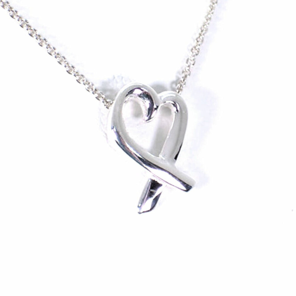 Loving Heart Pendant Necklace Sterling Silver