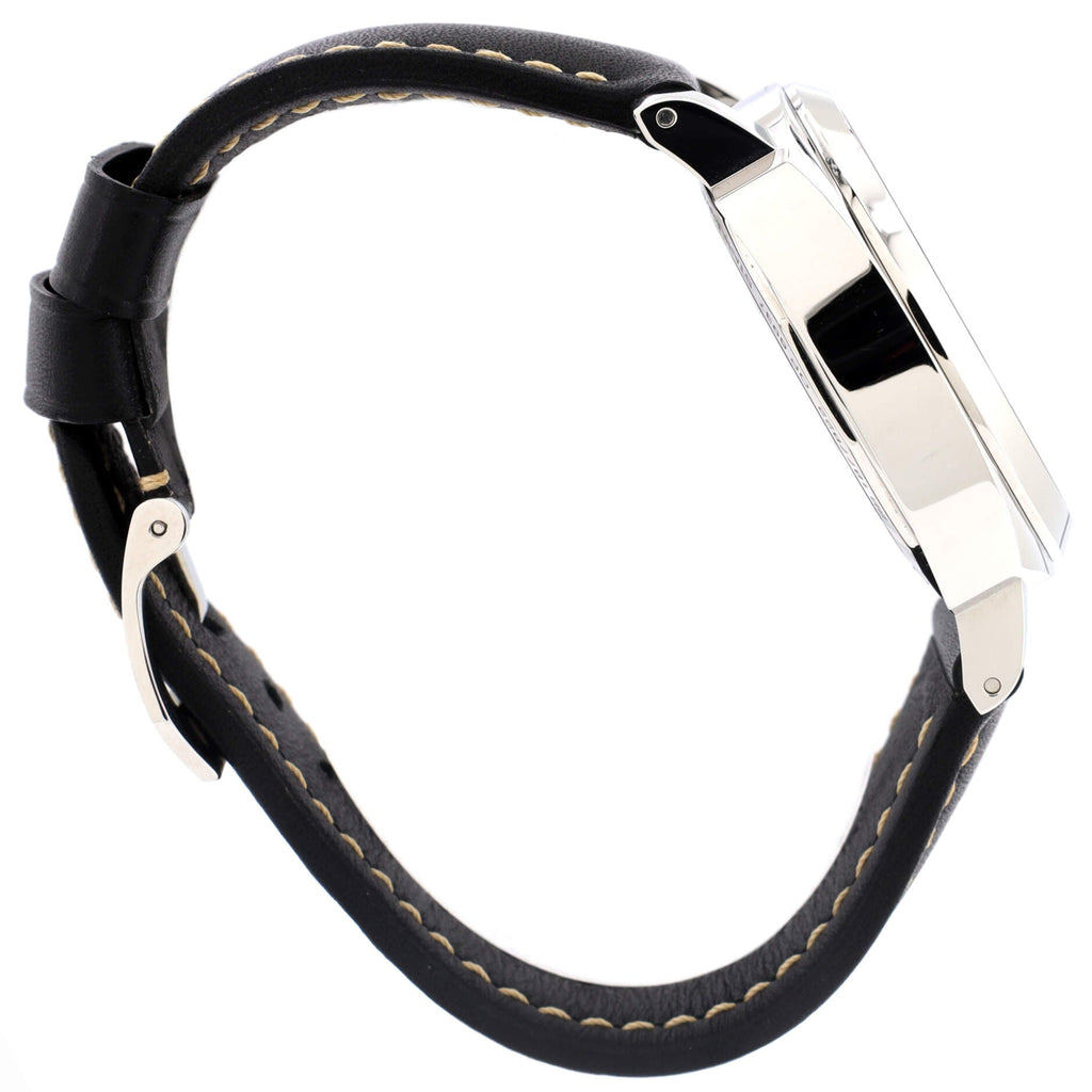 Luminor Base 8 Days Acciaio Manual Watch Stainless Steel with Leather and Rubber 44