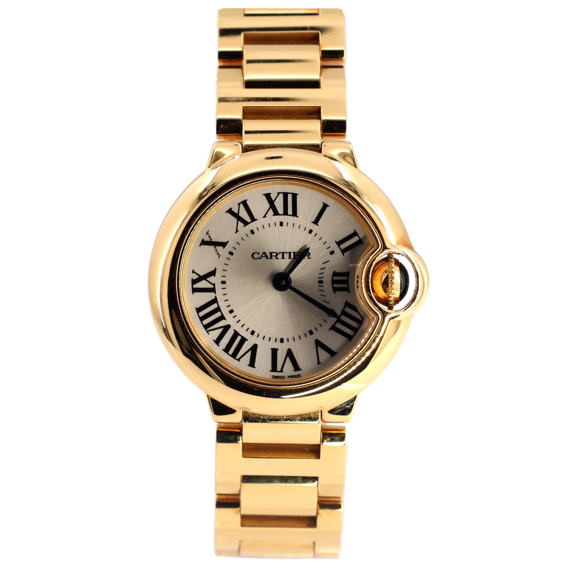 Ballon Bleu de Cartier Quartz Watch Yellow Gold 28