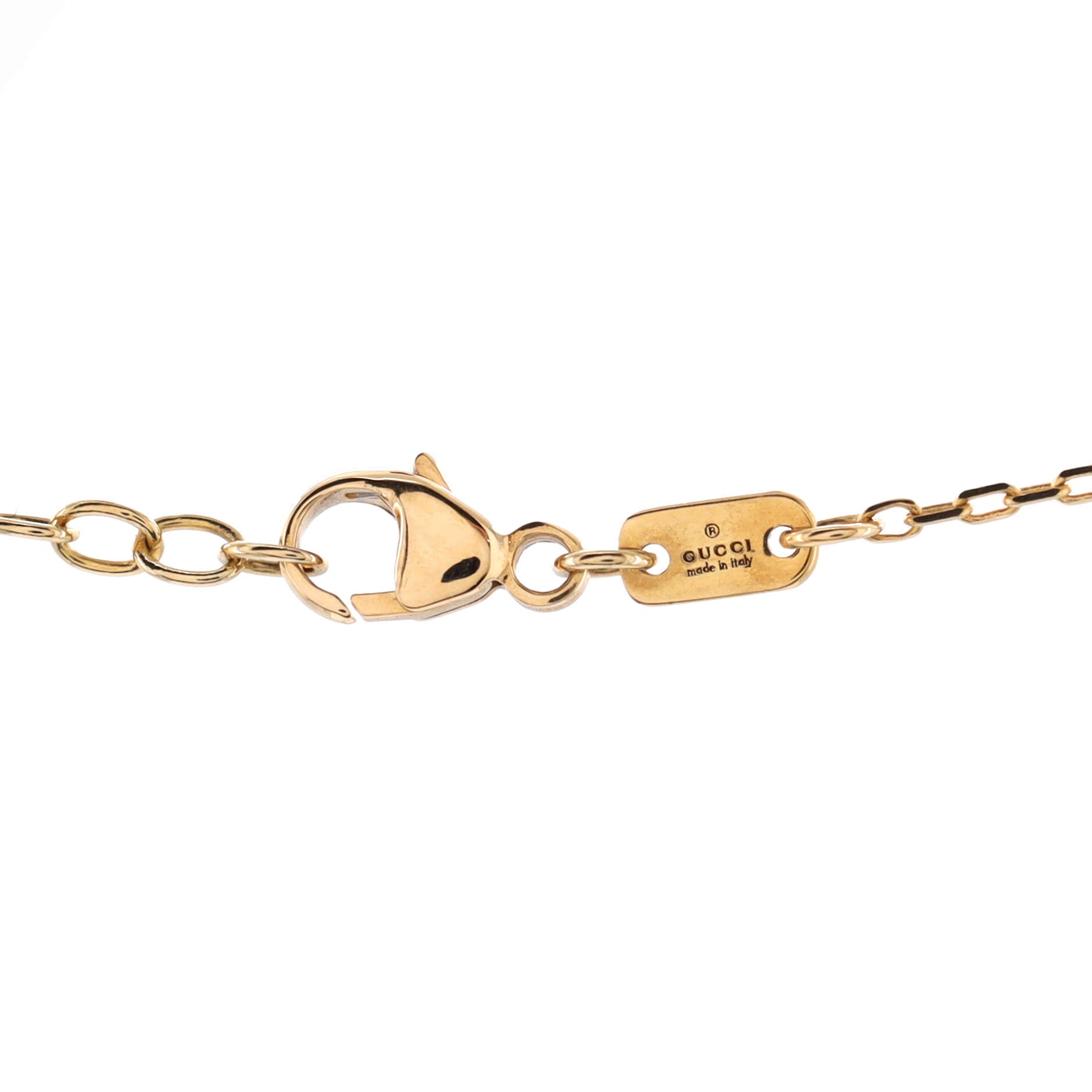 Le Marche Des Merveilles Pendant Necklace 18K Yellow Gold and Sterling Silver with Blue Topaz, Black Spinel and Pearl