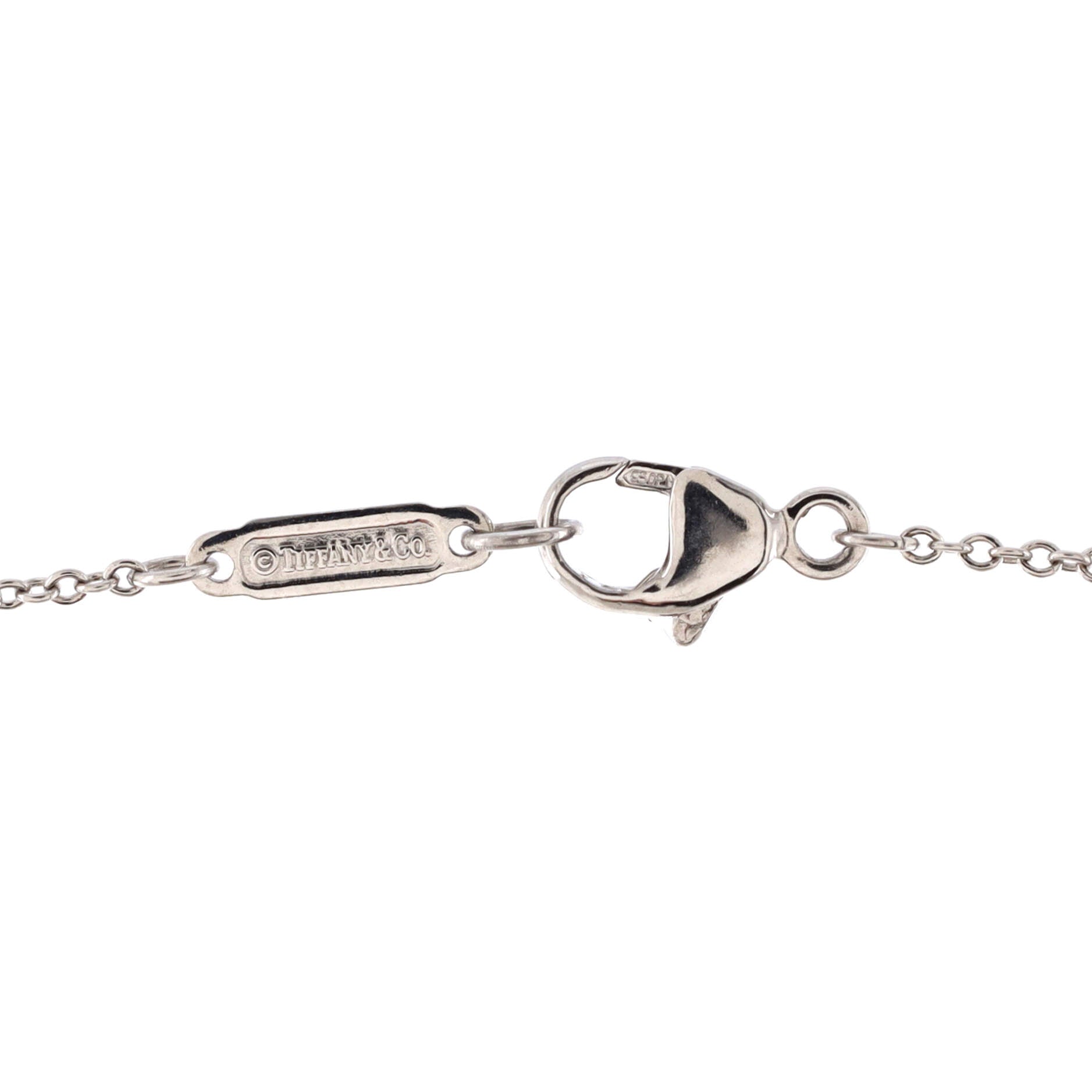 Cobblestone Oval Pendant Necklace Platinum with Diamonds and Pink Sapphires with Blue Sapphires