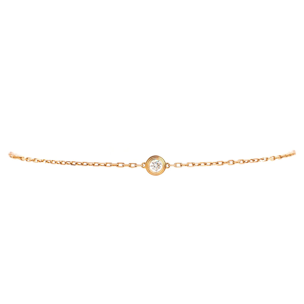 D'Amour Bracelet 18K Rose Gold and Diamond Small