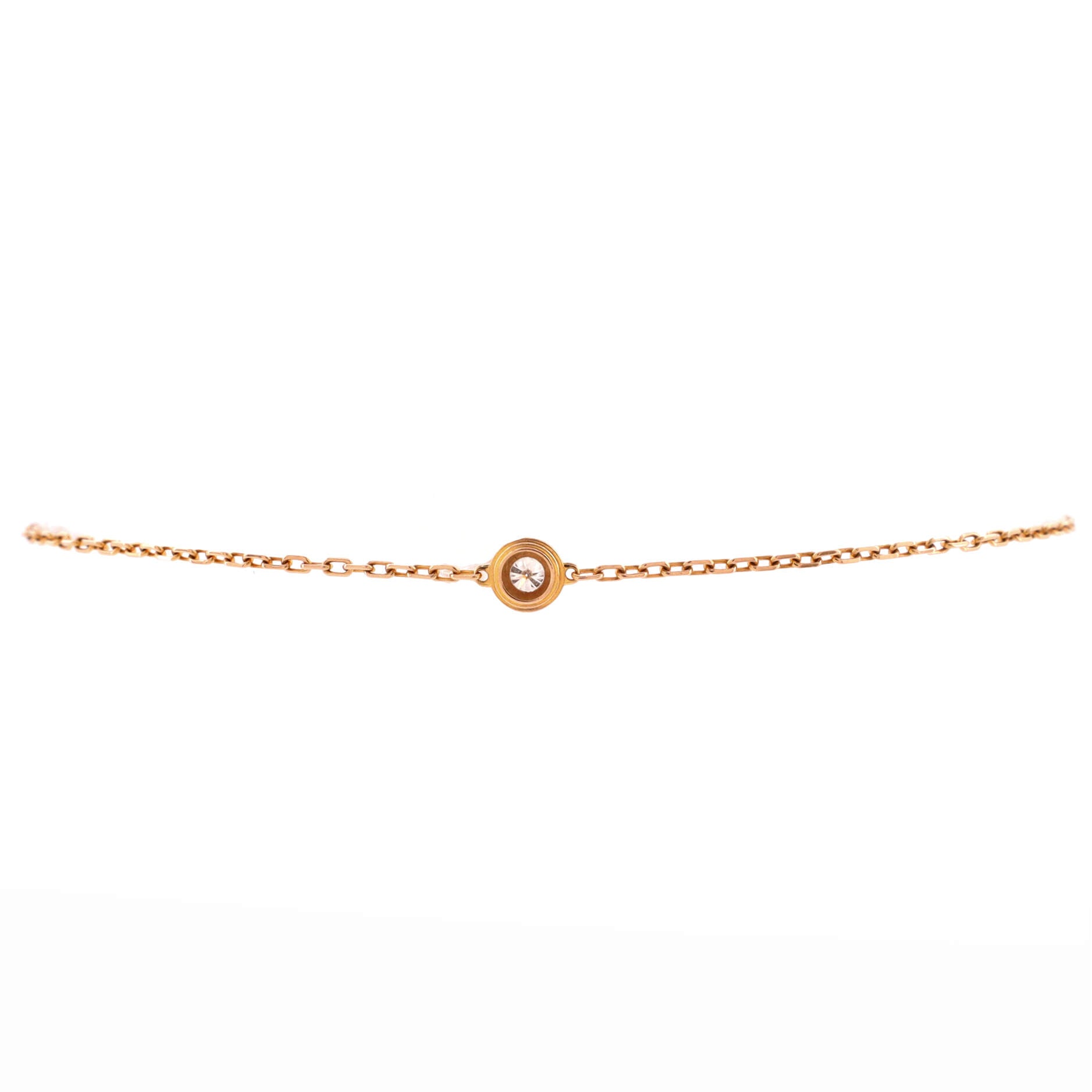 D'Amour Bracelet 18K Rose Gold and Diamond Small