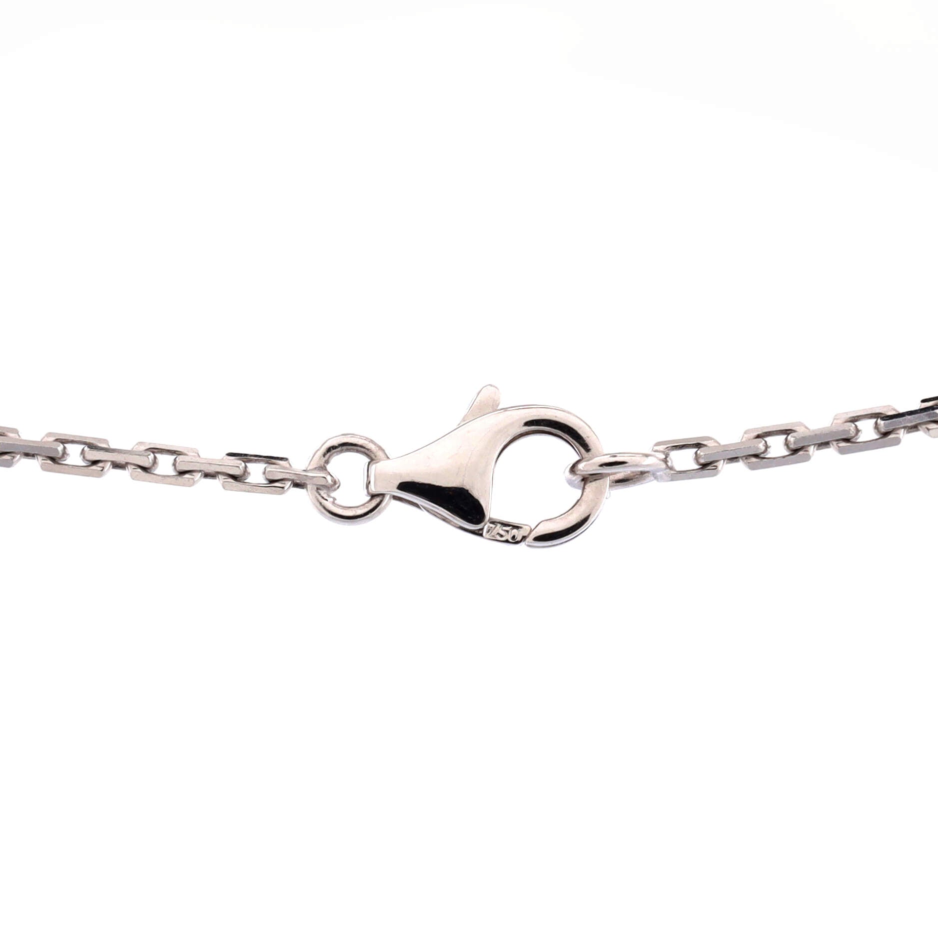 Love Interlocking Necklace 18K White Gold and Diamonds
