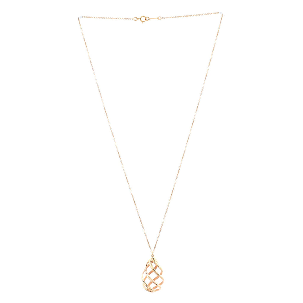 Paloma Picasso Venezia Luce Pendant Necklace 18K Rose Gold