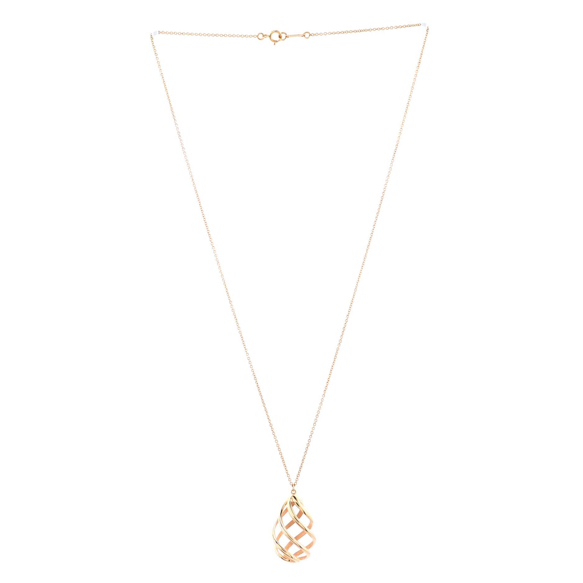 Paloma Picasso Venezia Luce Pendant Necklace 18K Rose Gold