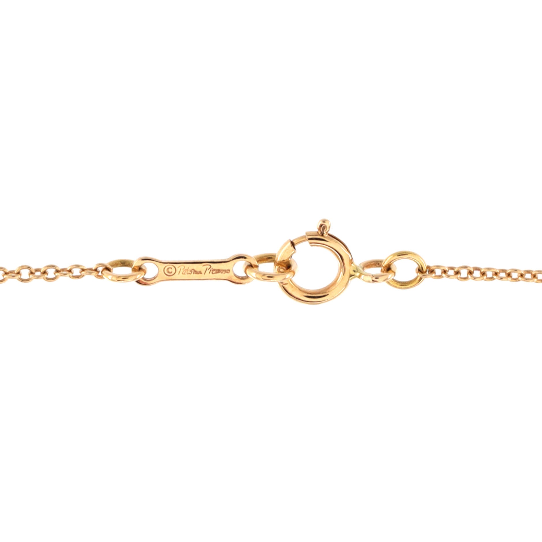 Paloma Picasso Venezia Luce Pendant Necklace 18K Rose Gold