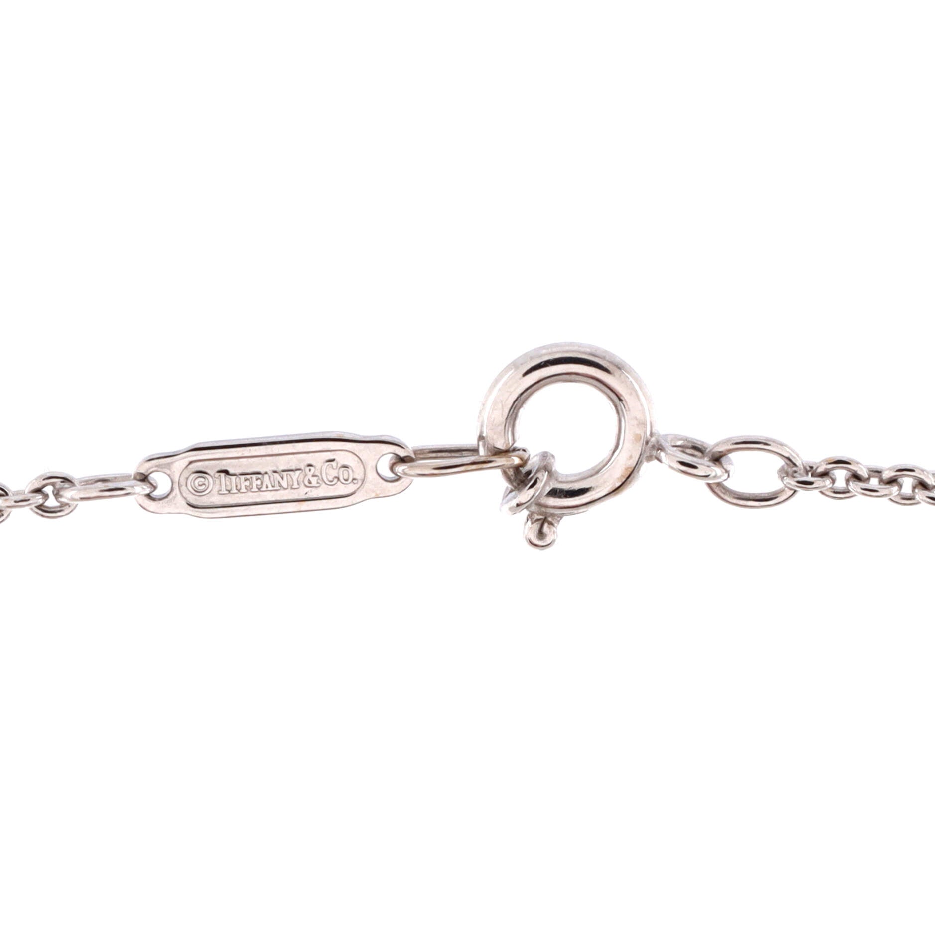 1837 Charm Pendant Necklace 18K White Gold and Diamond