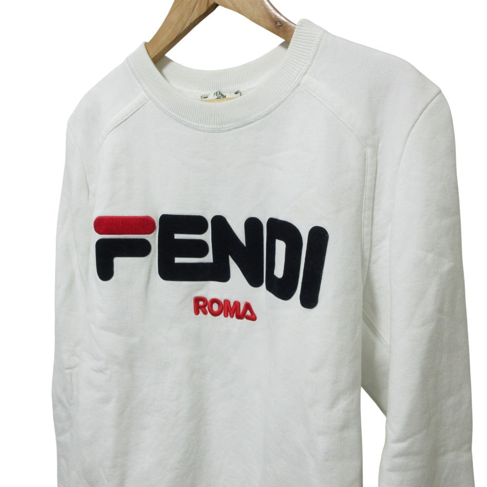 Fendi FILA Collaboration Logo Cotton Sweatshirt