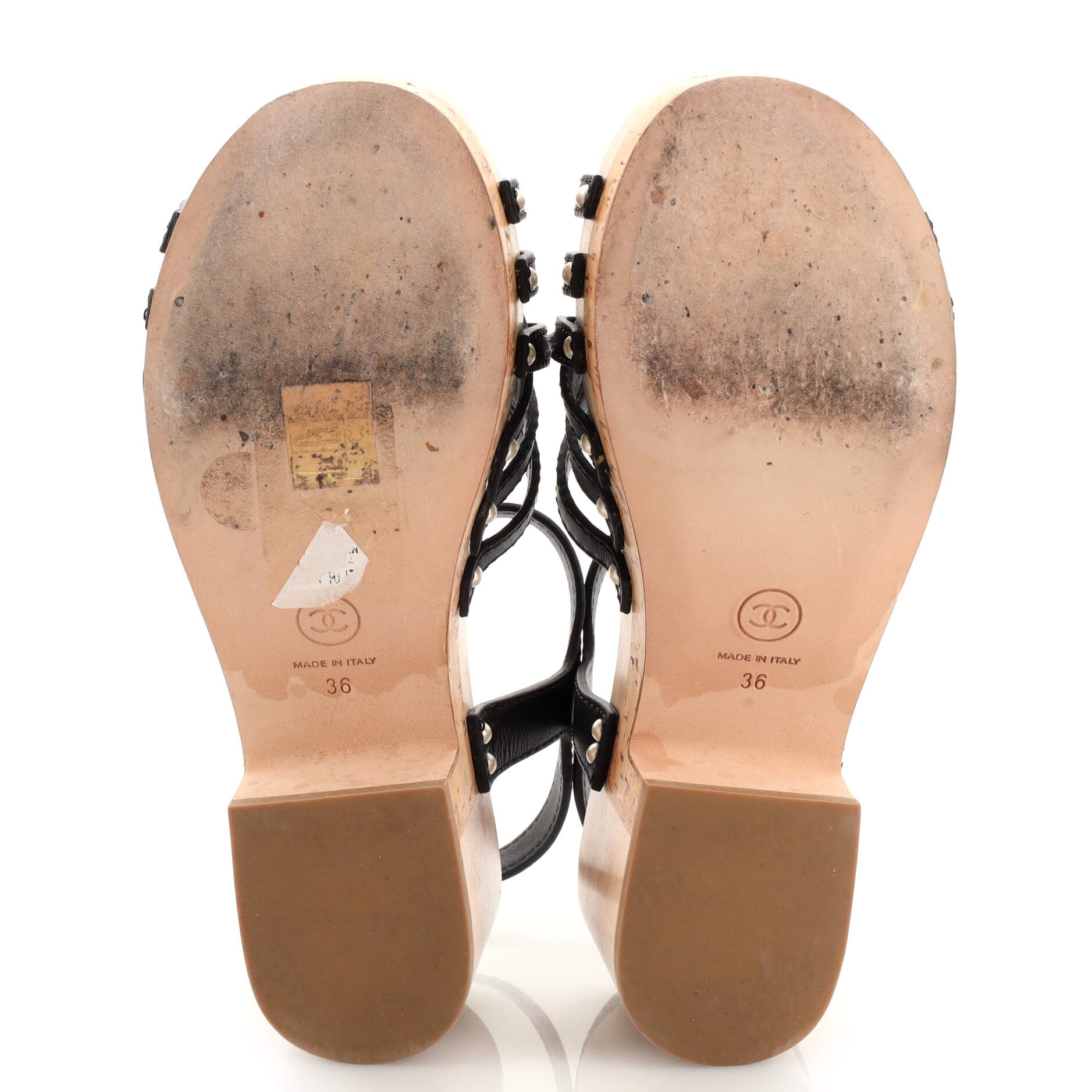 Women's Strappy Sandals Leather and Cork