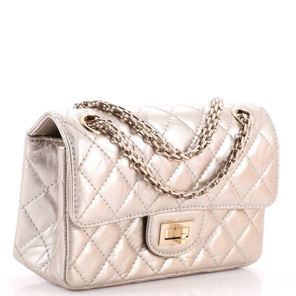 Reissue 2.55 Flap Bag Quilted Aged Calfskin Mini