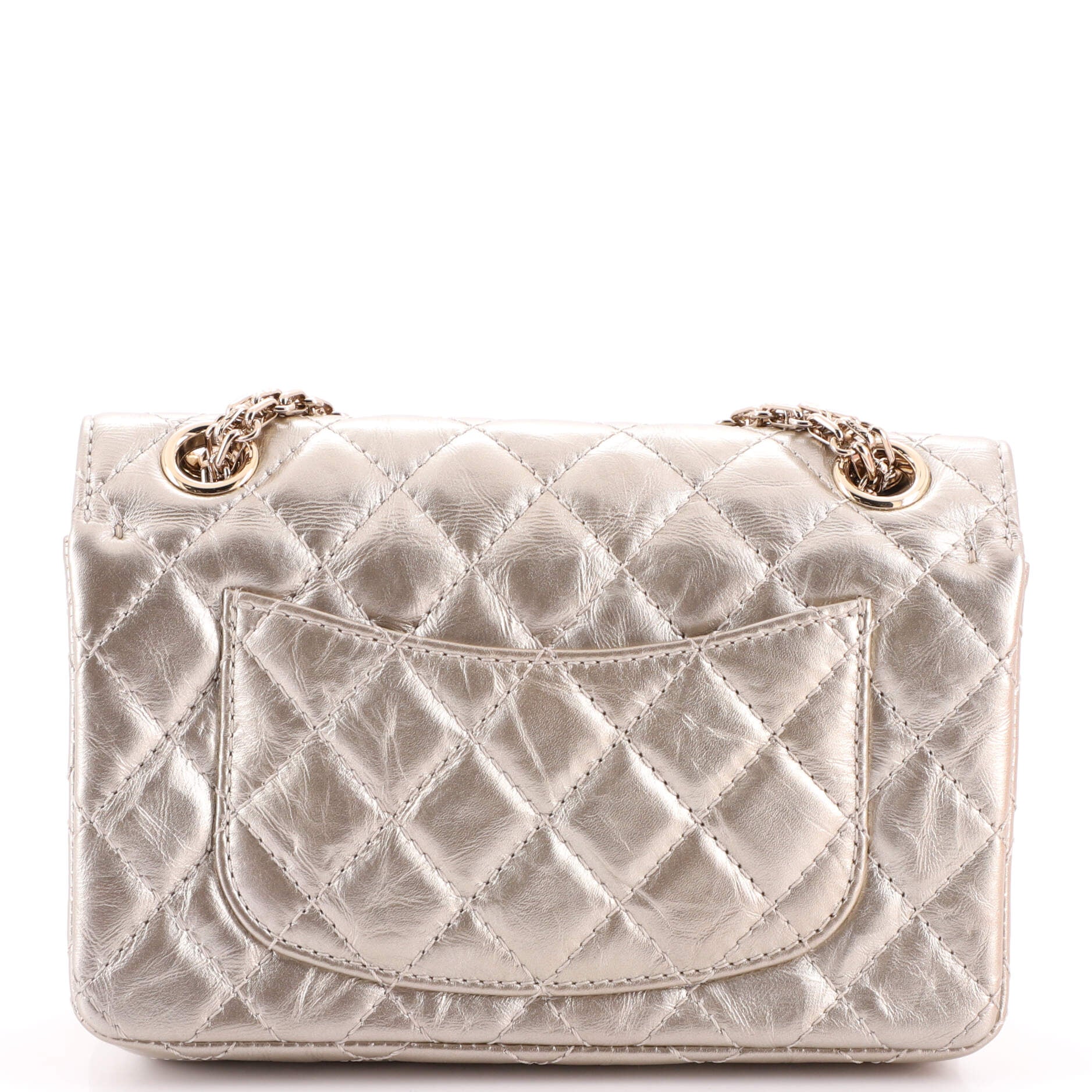 Reissue 2.55 Flap Bag Quilted Aged Calfskin Mini