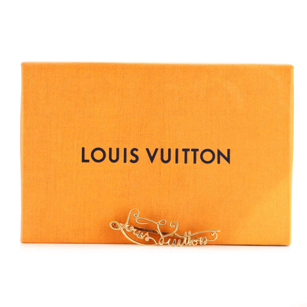 My LV Affair Hair Clip Barrette Metal