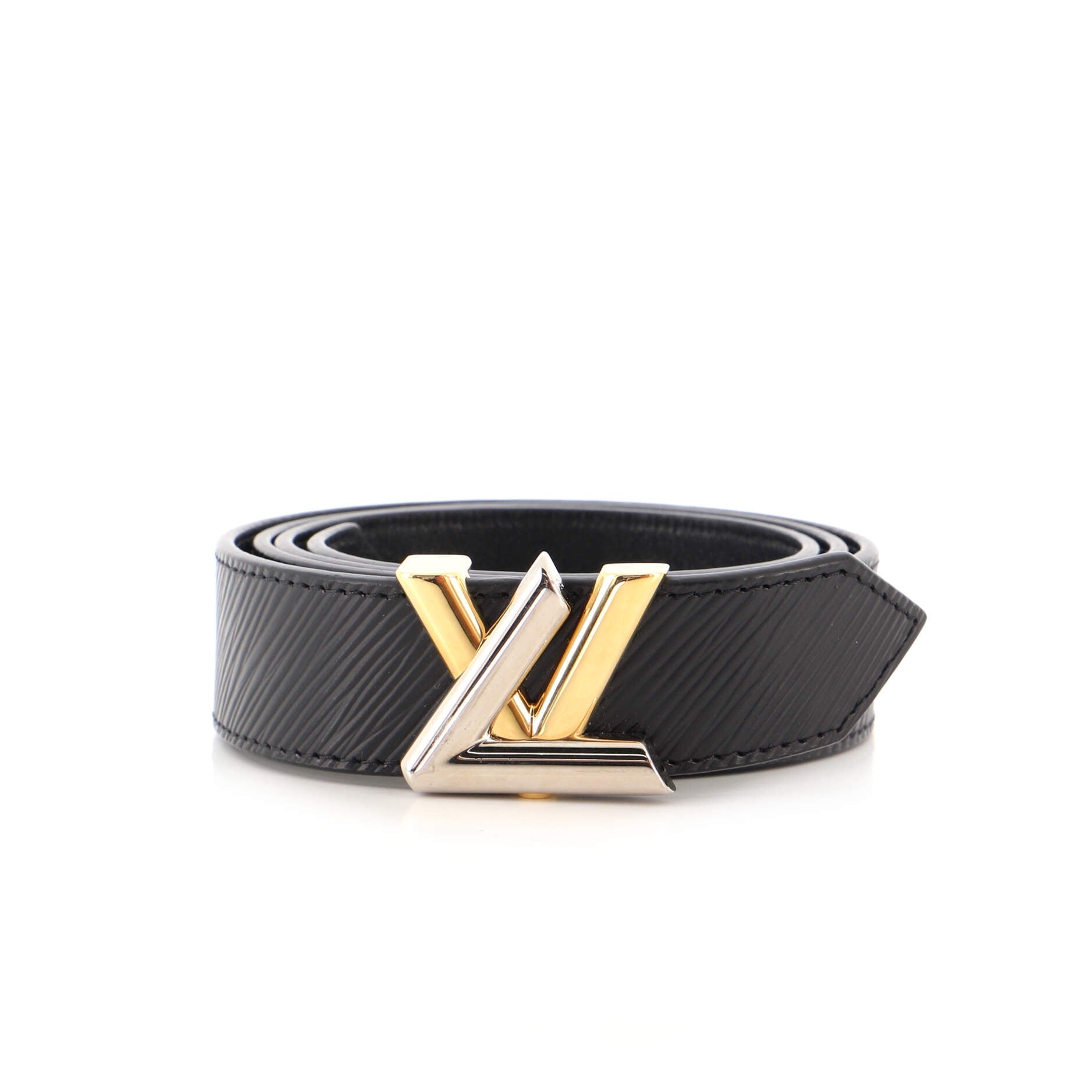 LV Twist Belt Epi Leather Medium 85