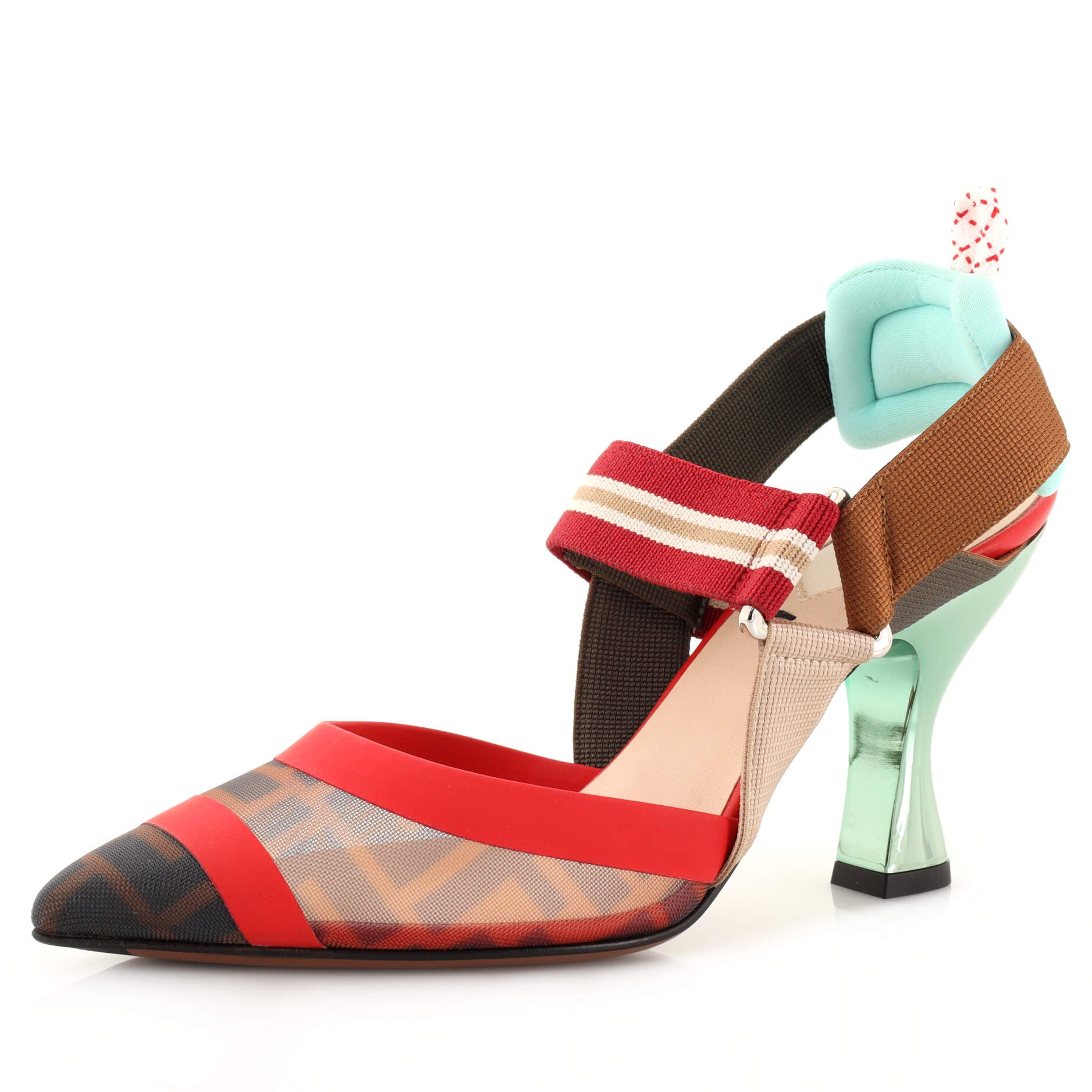 Women's Colibri Slingback Pumps Zucca Mesh