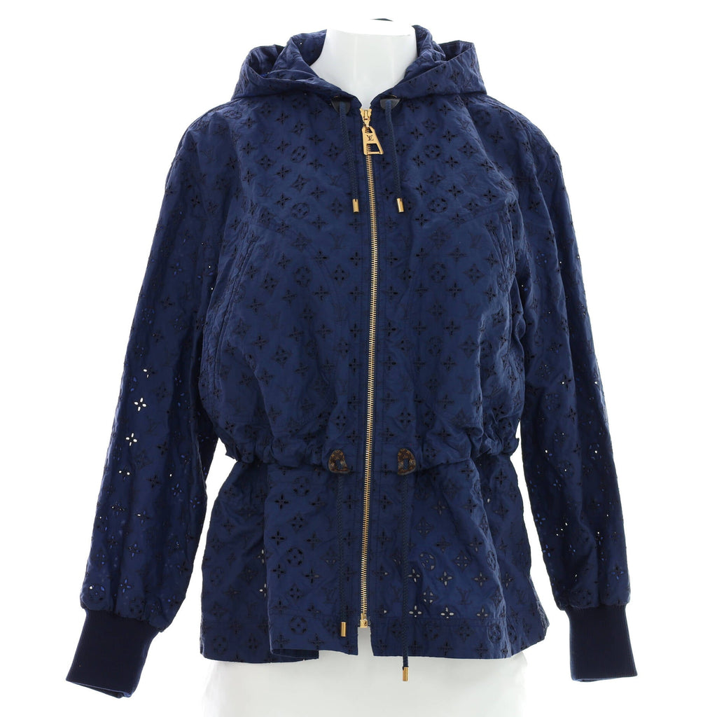 Women's Broderie Anglaise Monogram Parka Polyamide Blend