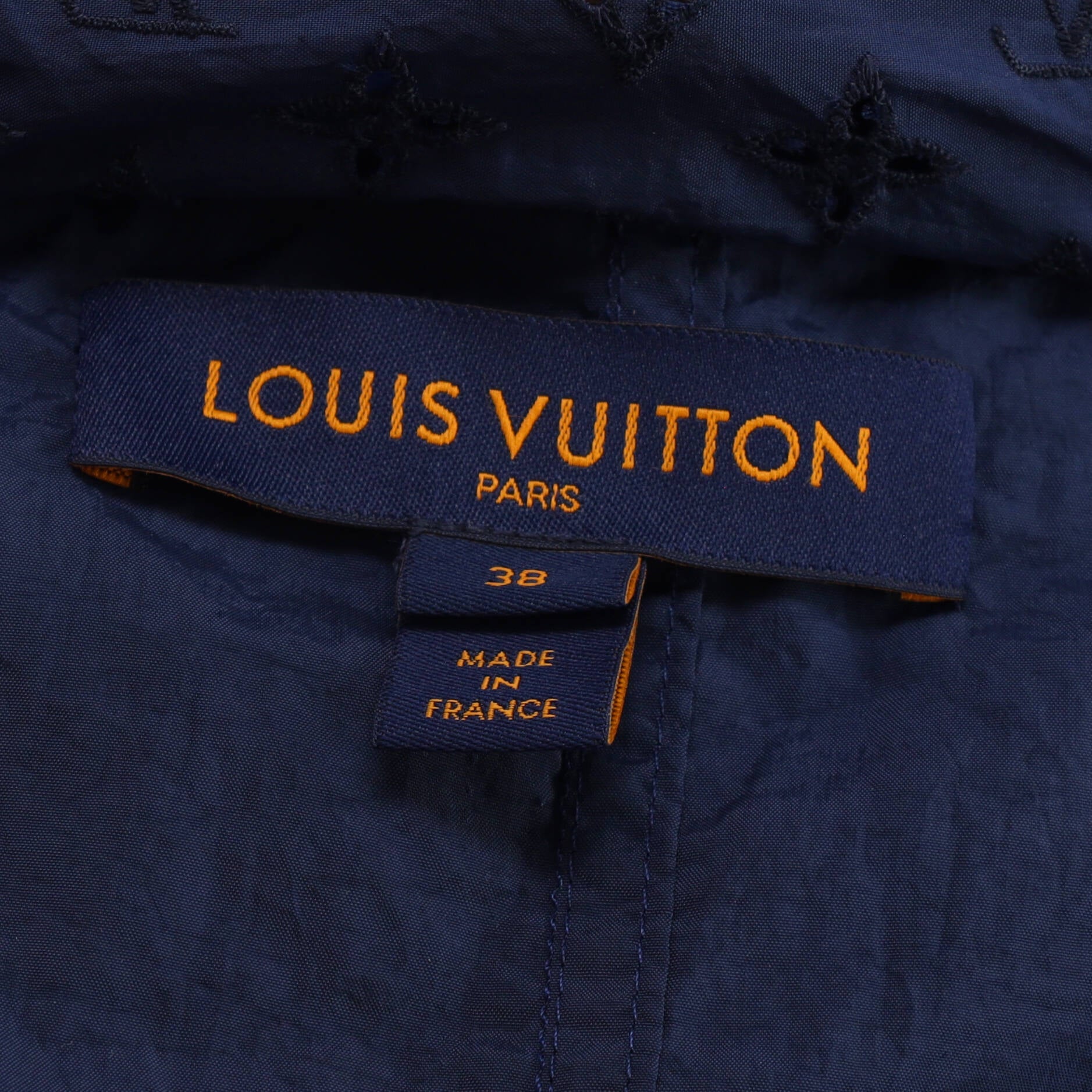 Women's Broderie Anglaise Monogram Parka Polyamide Blend