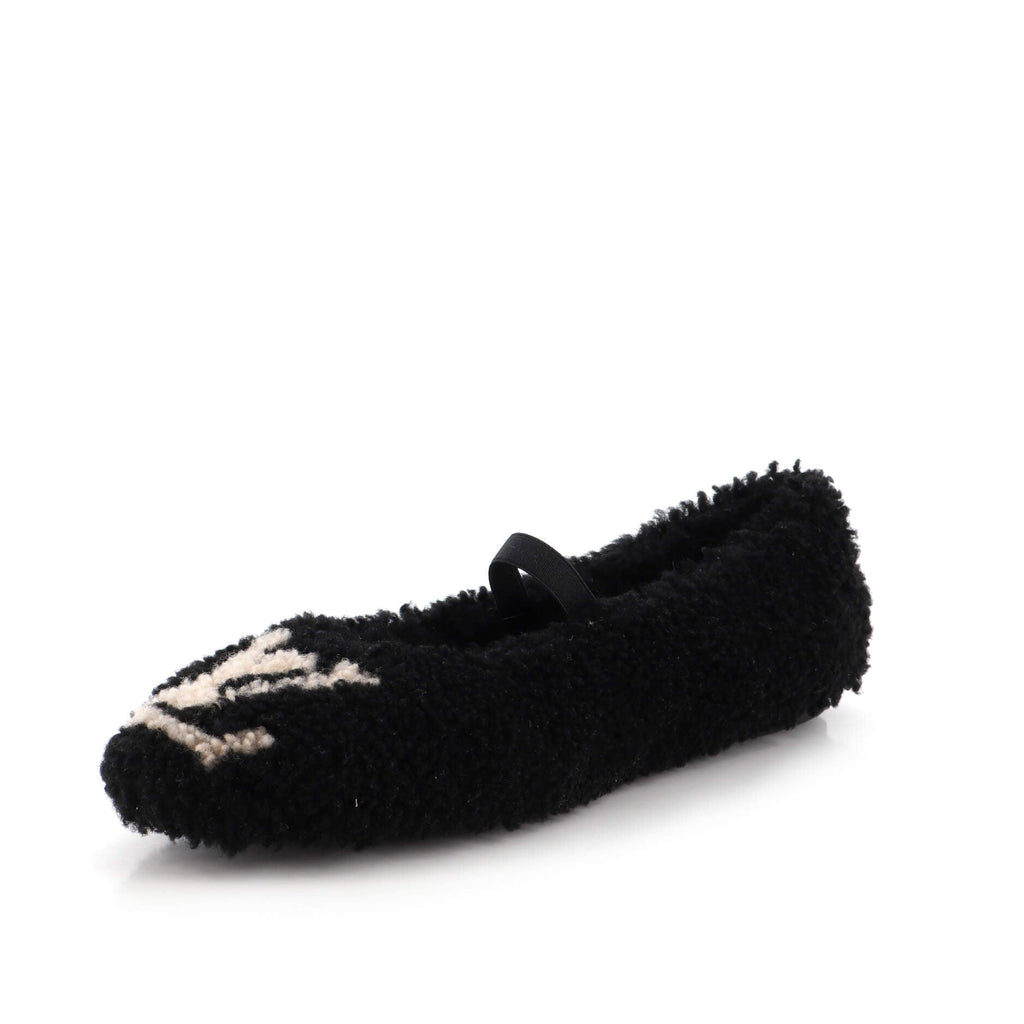 Women's Popi Flat Ballerina Shearling
