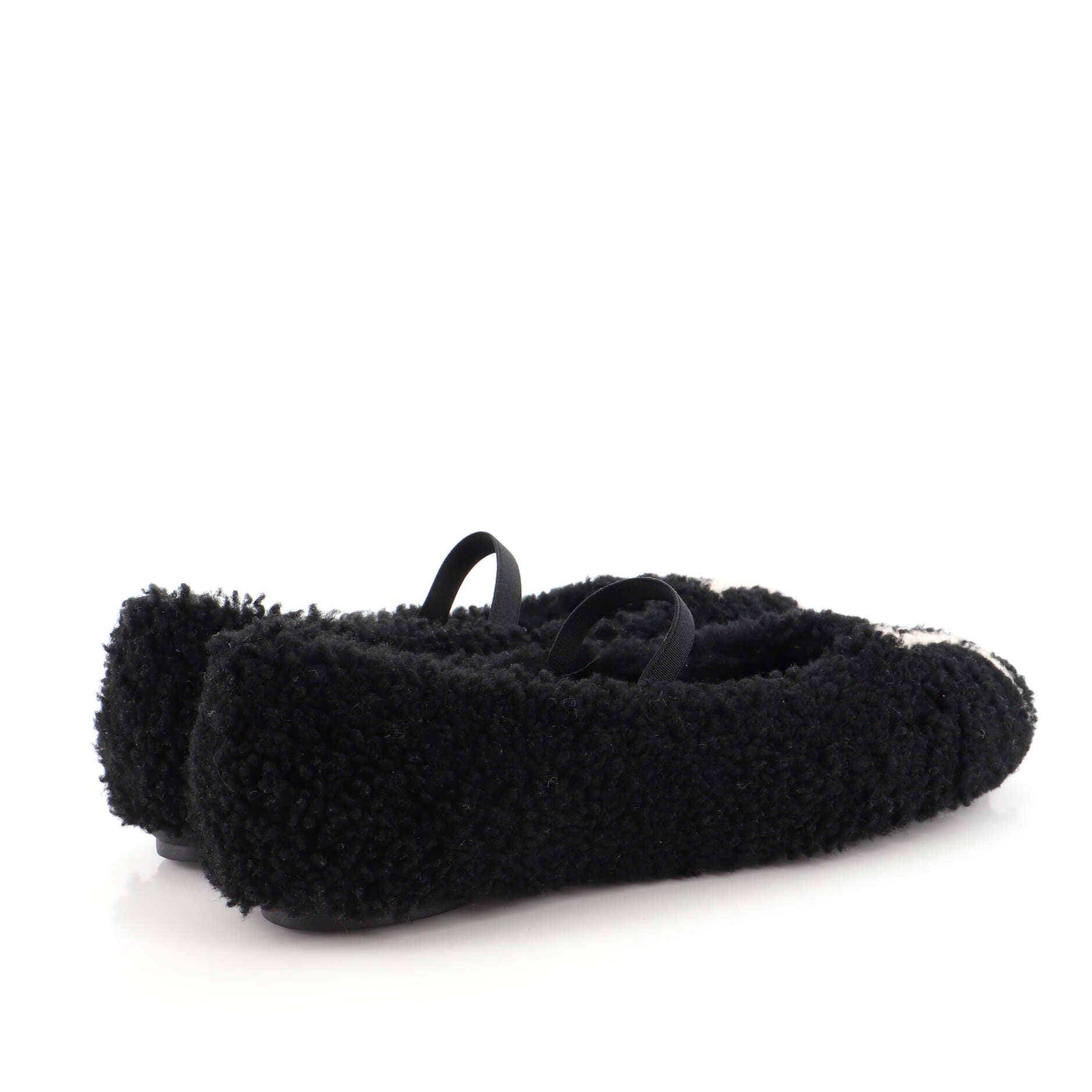 Women's Popi Flat Ballerina Shearling