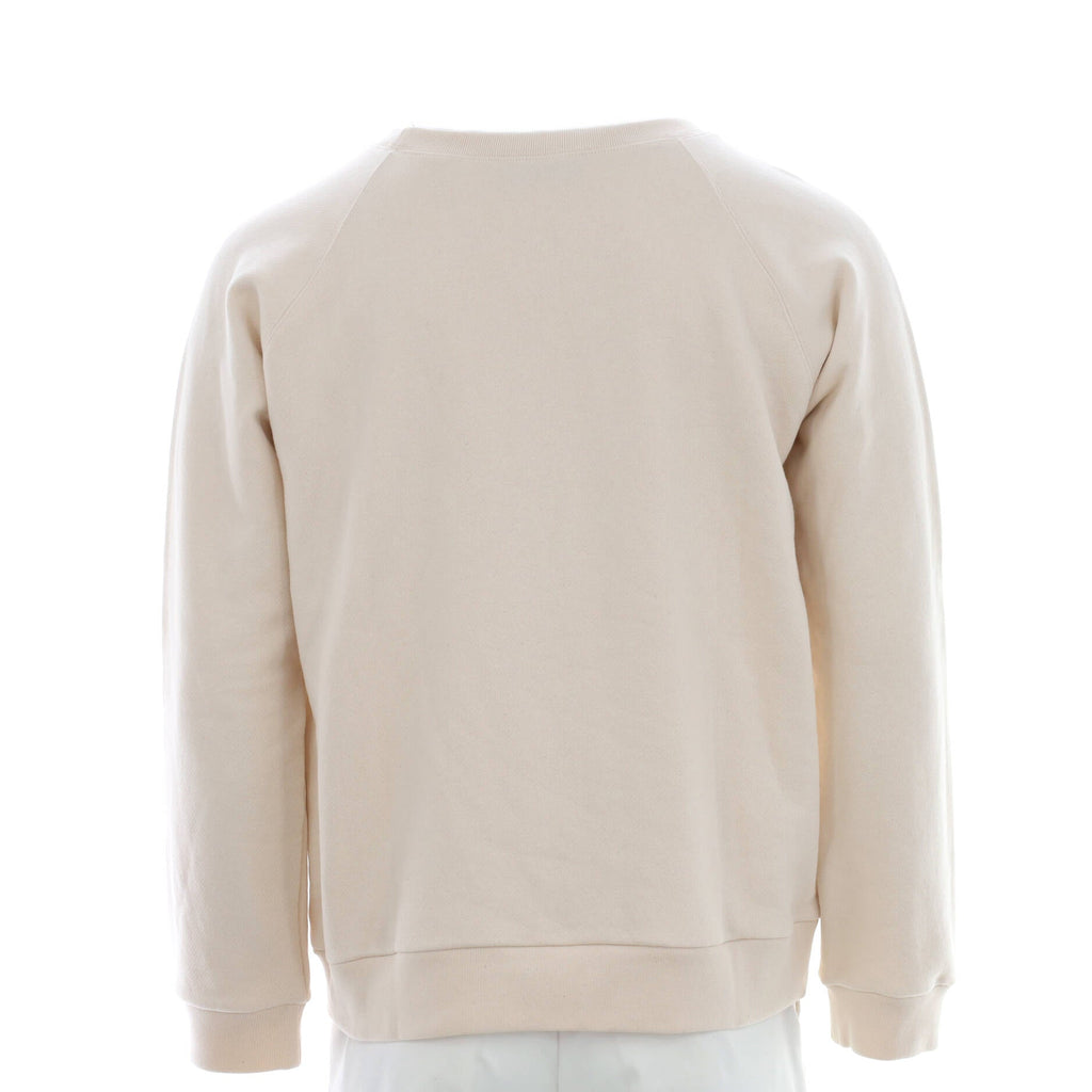Men's Logo Crewneck Sweater Cotton with Applique