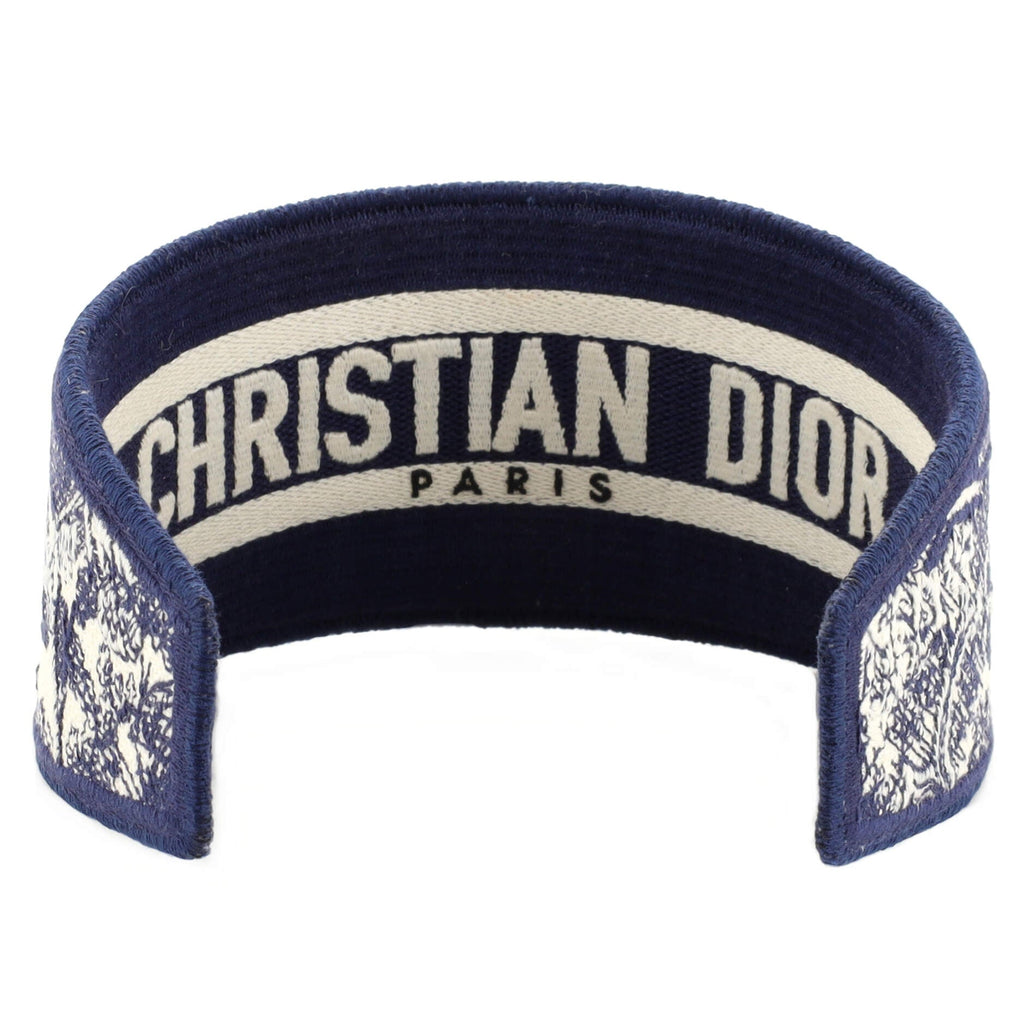 Toile de Jouy Headband Embroidered Canvas