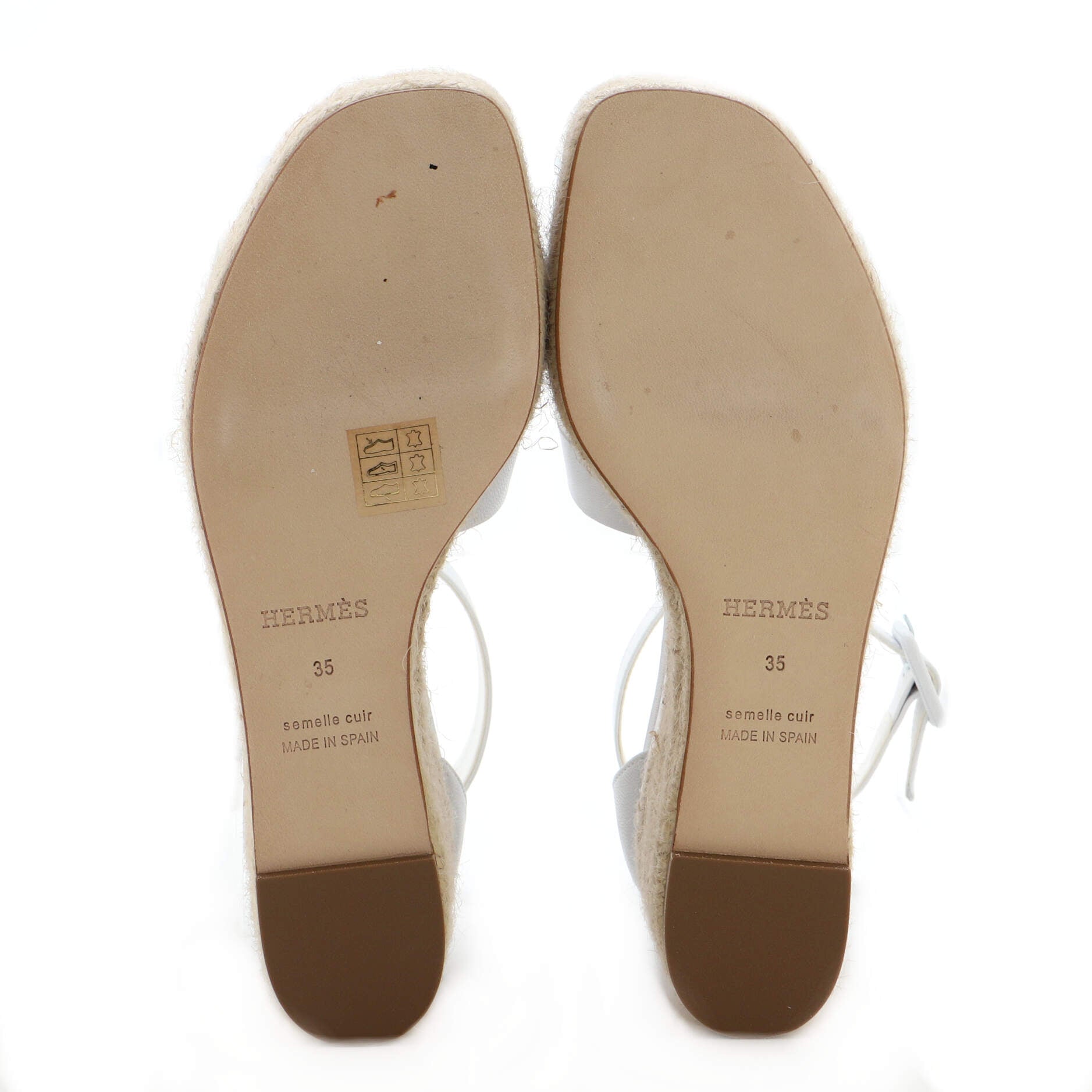 Women's Elda Wedge Espadrilles Leather