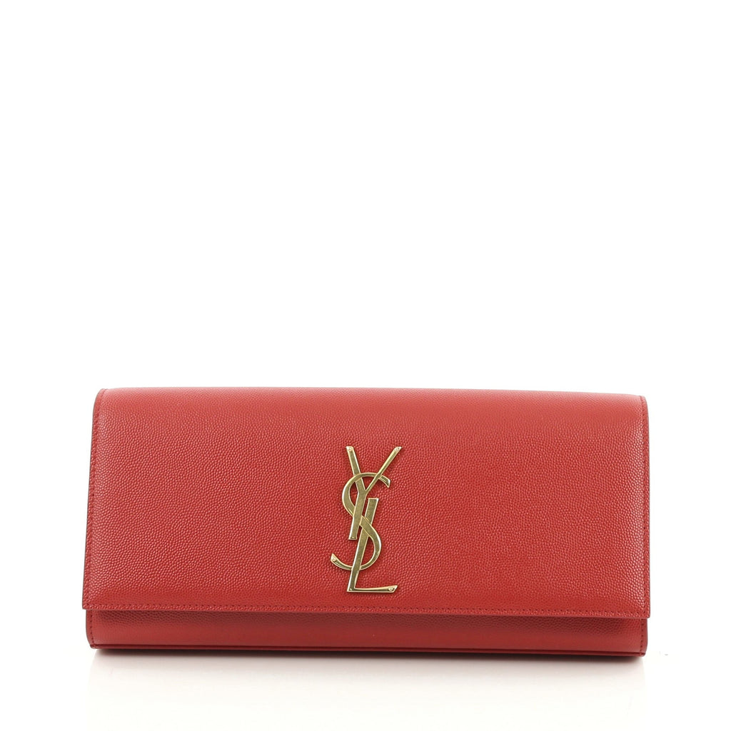 Classic Monogram Clutch Leather Medium