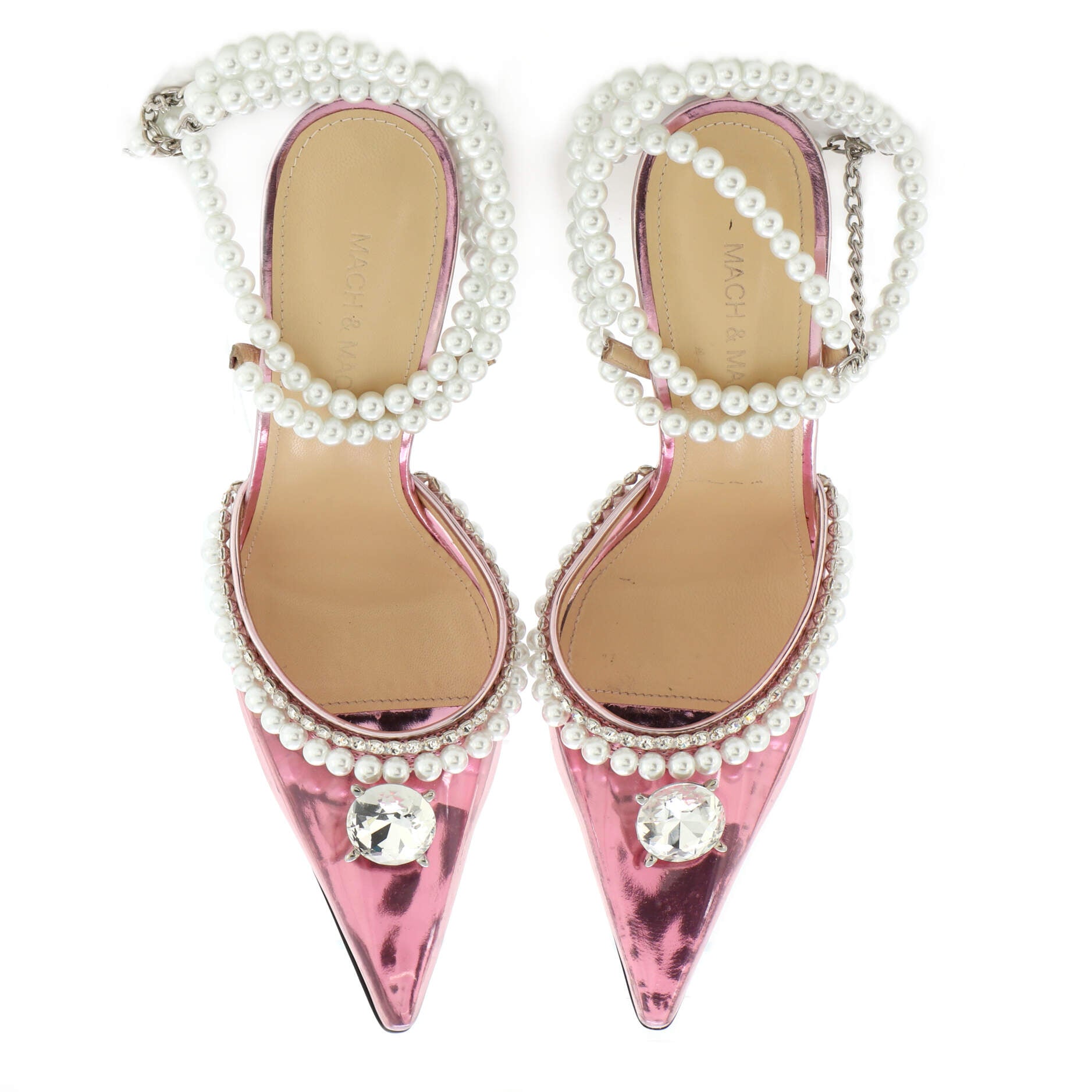 Women's Diamond of Elizabeth Slingback Pumps PVC